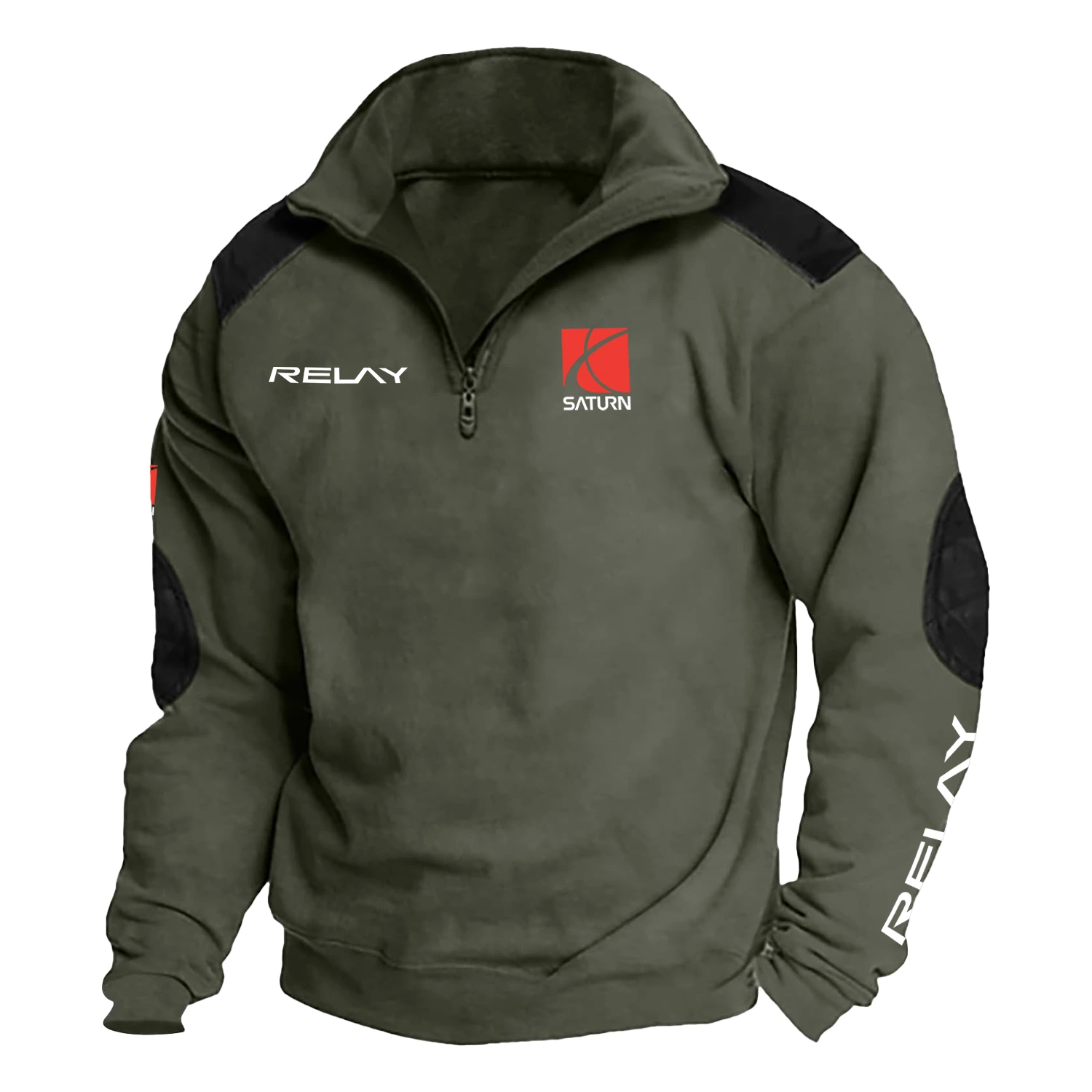 Saturn Relay   Exclusive Logo Tactical Quarter-Zip Sweatshirt HTSCSSRREL – Saturn Relay   Sweatshirt