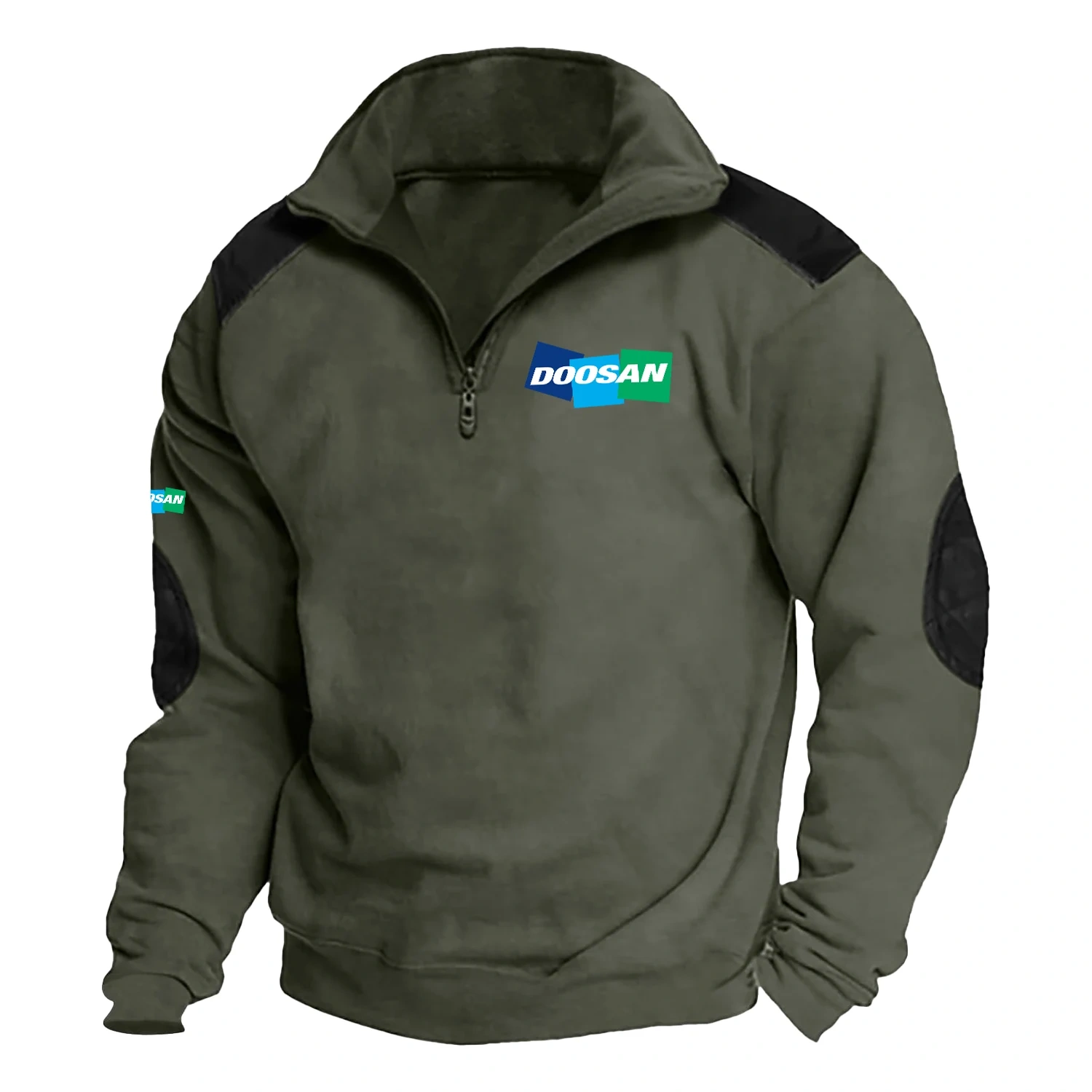 Doosan Infracore Exclusive Logo Tactical Quarter-Zip Sweatshirt NBCRSCS1601DIZ – Doosan Infracore Sweatshirt Doosan Infracore Exclusive Logo Tactical Quarter-Zip Sweatshirt NBCRSCS1601DIZ – Doosan Infracore Sweatshirt