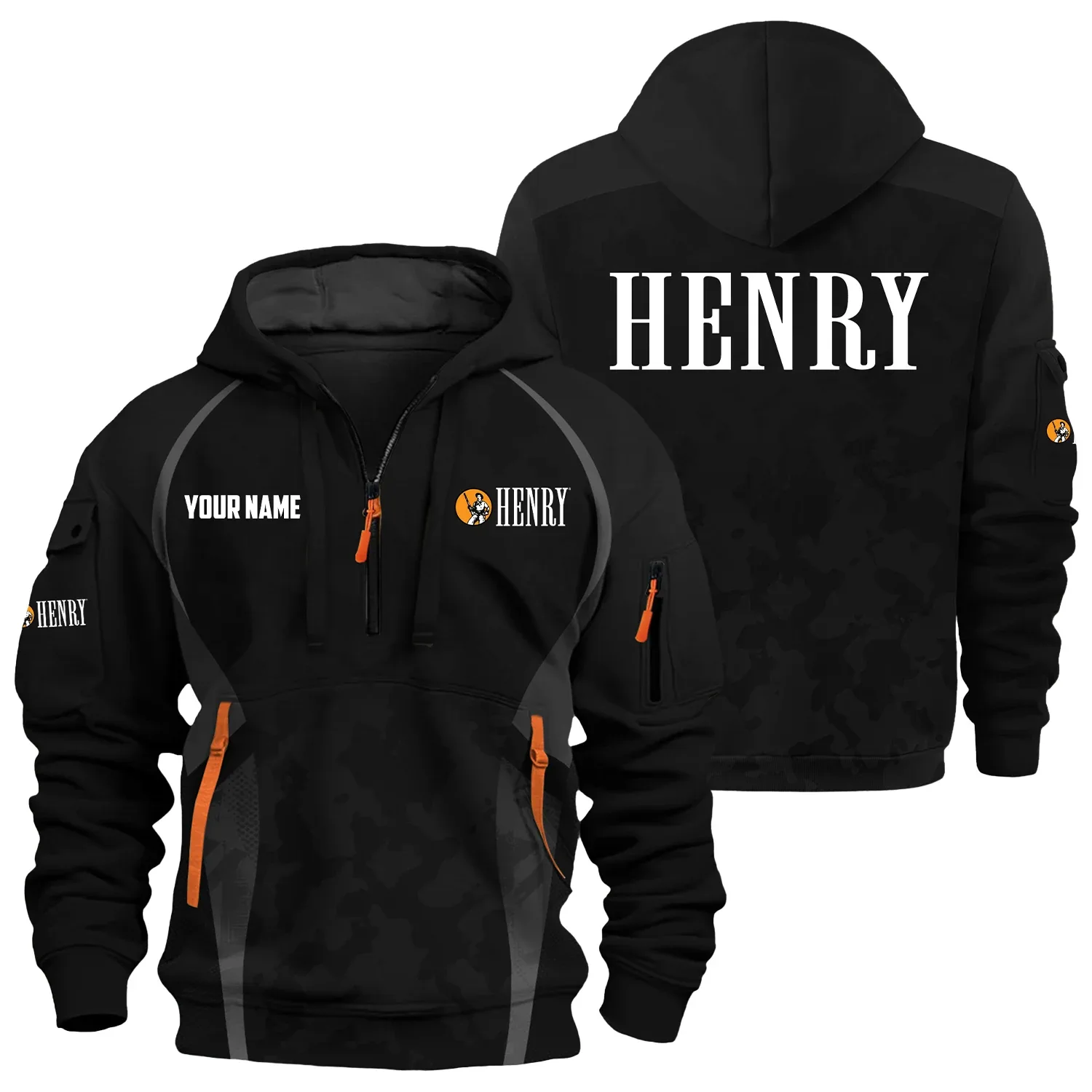 Henry Repeating Arms Exclusive Hoodie Half Zipper OUHU3DHHZ13HAZ