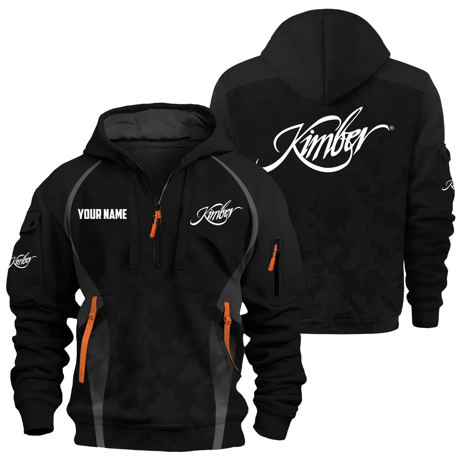 Kimber Exclusive Hoodie Half Zipper OUHU3DHHZ13KBZ