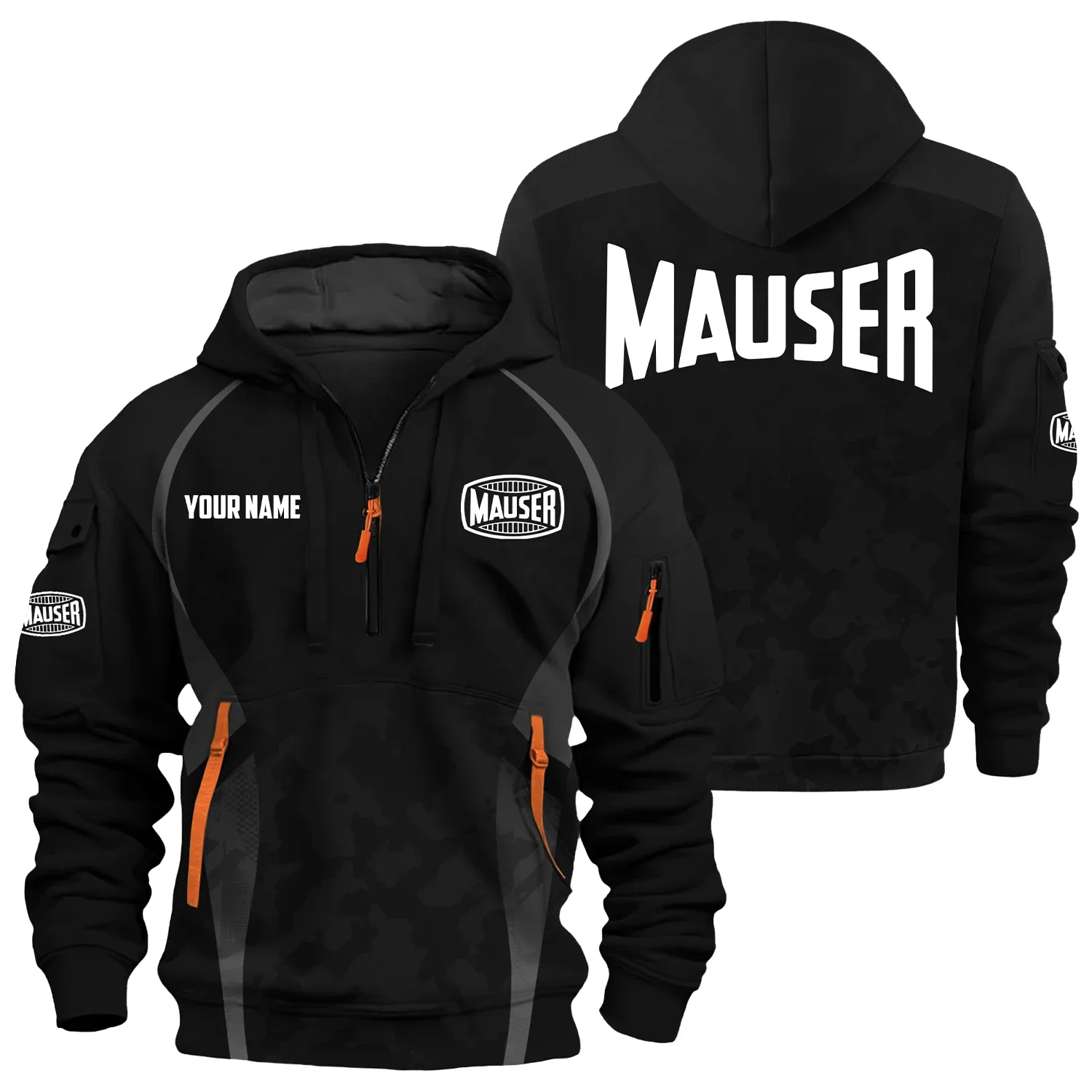 Mauser Exclusive Hoodie Half Zipper OUHU3DHHZ13MSZ