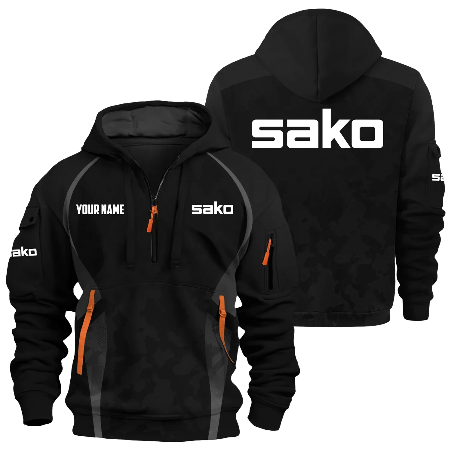 Sako Exclusive Hoodie Half Zipper OUHU3DHHZ13SKZ