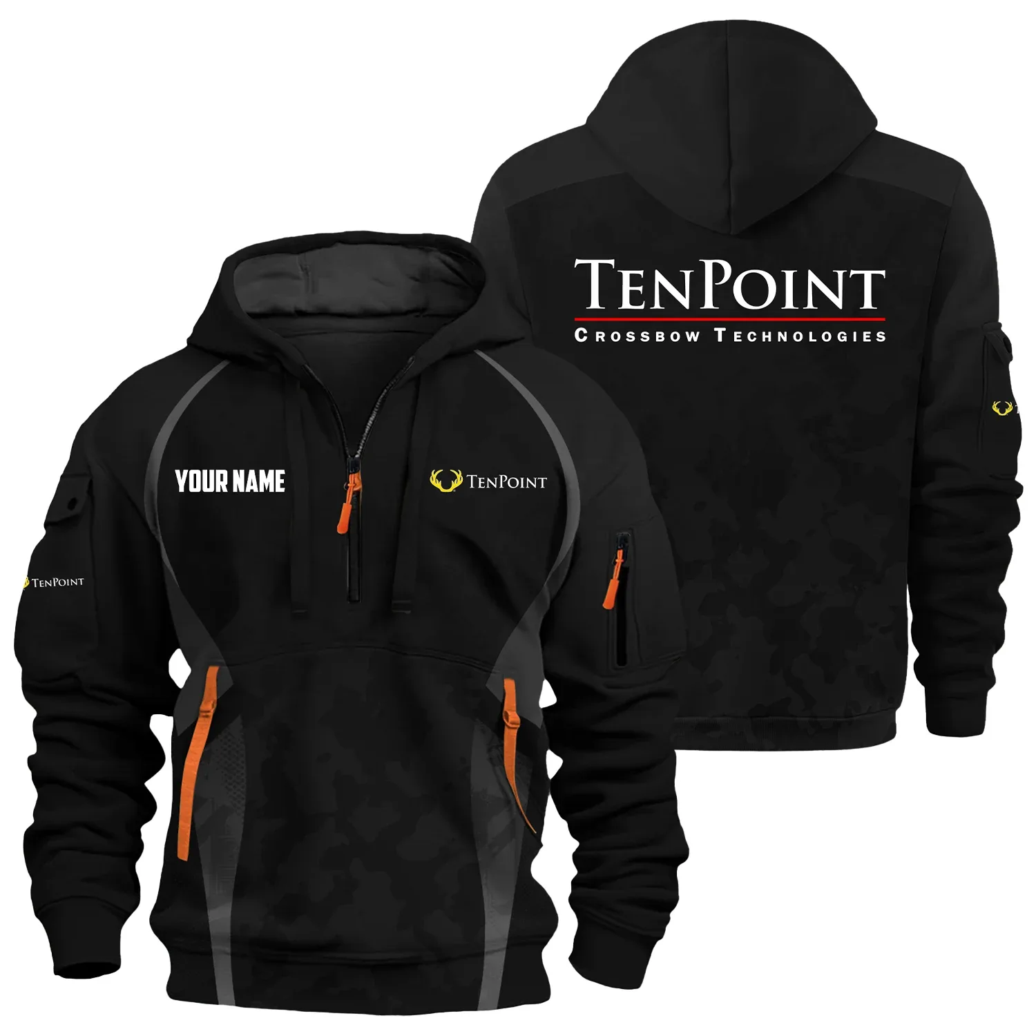 TenPoint Crossbow Exclusive Hoodie Half Zipper OUHU3DHHZ13TPZ