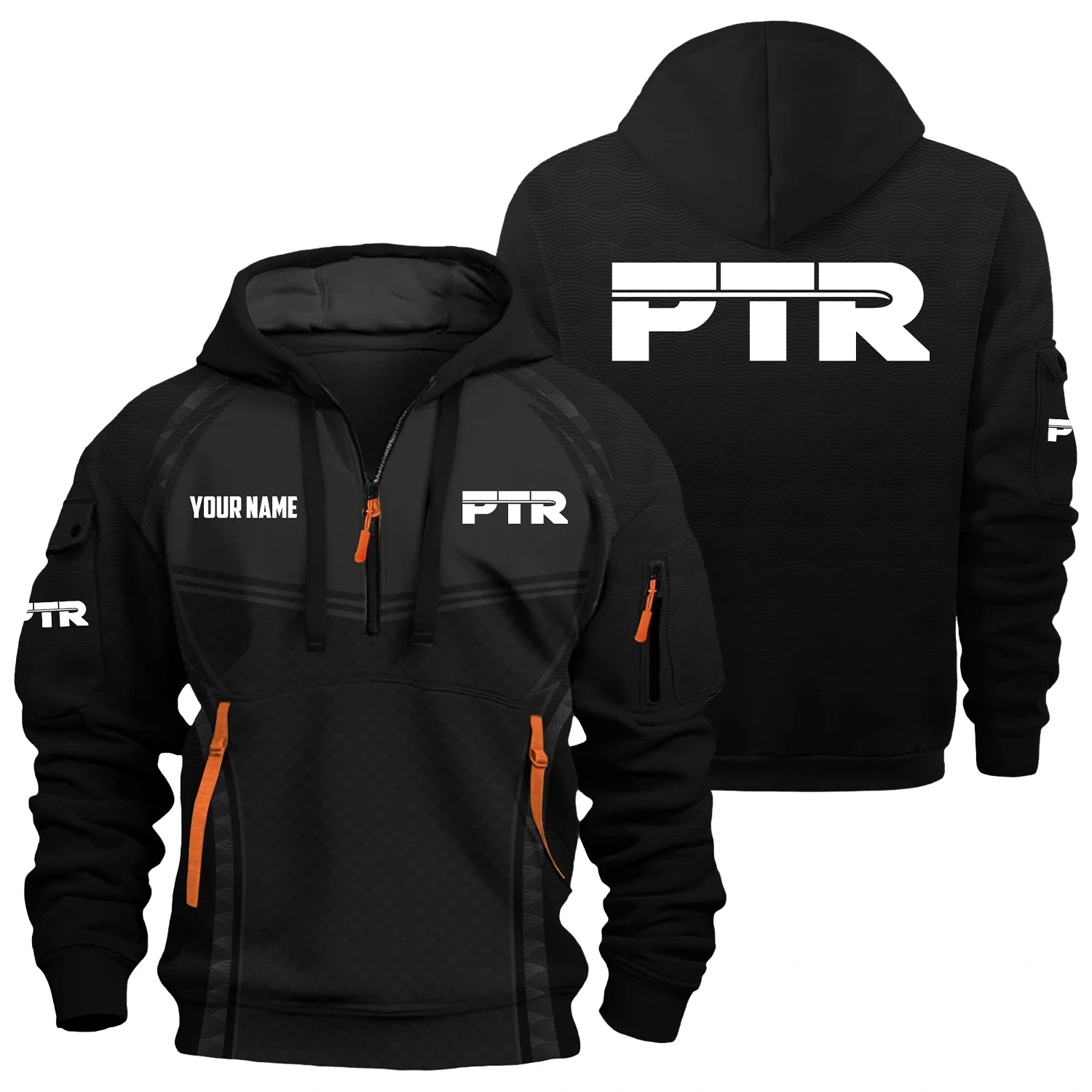 PTR Industries Exclusive Hoodie Half Zipper OUHU3DHHZ14PTZ