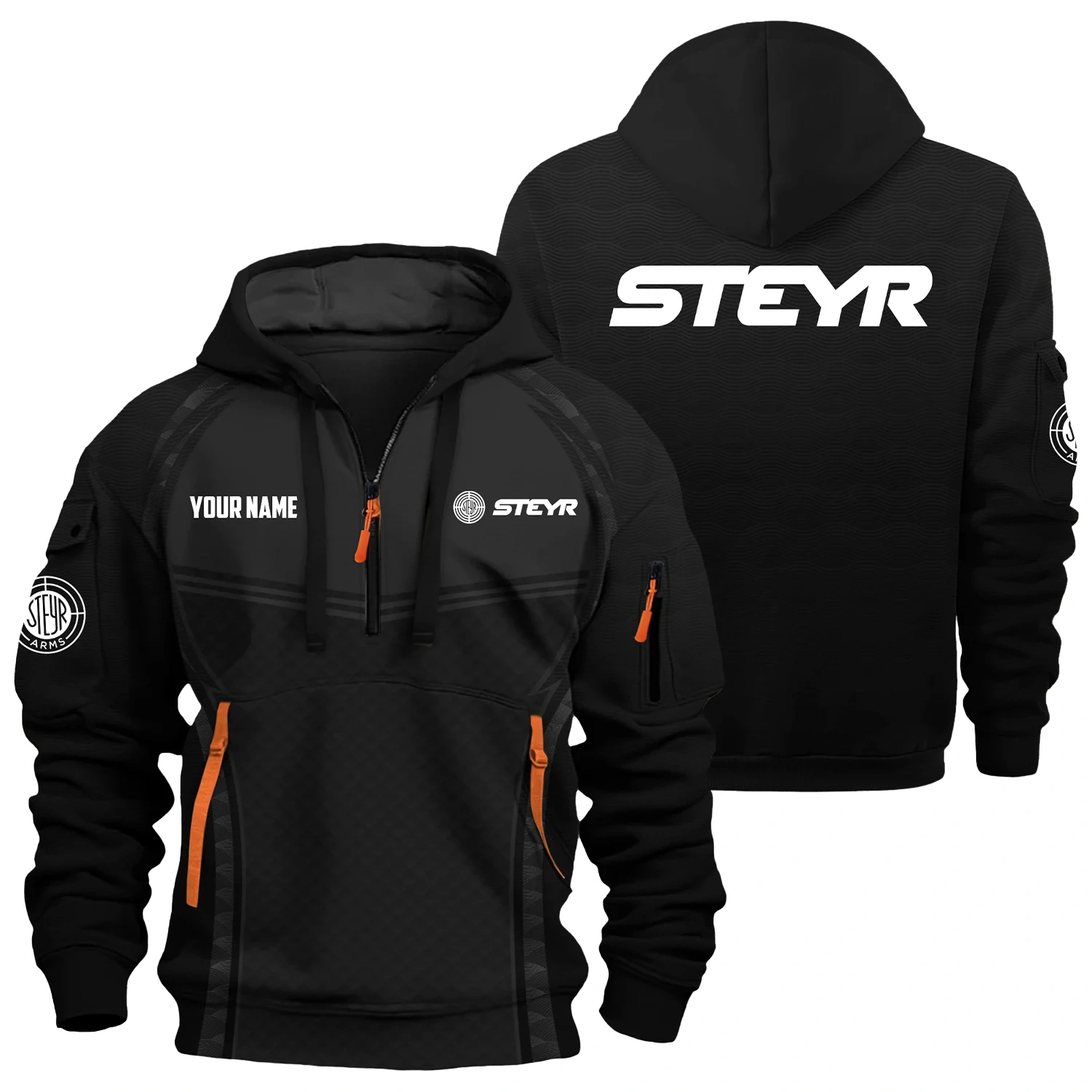 Steyr Exclusive Hoodie Half Zipper OUHU3DHHZ14STZ
