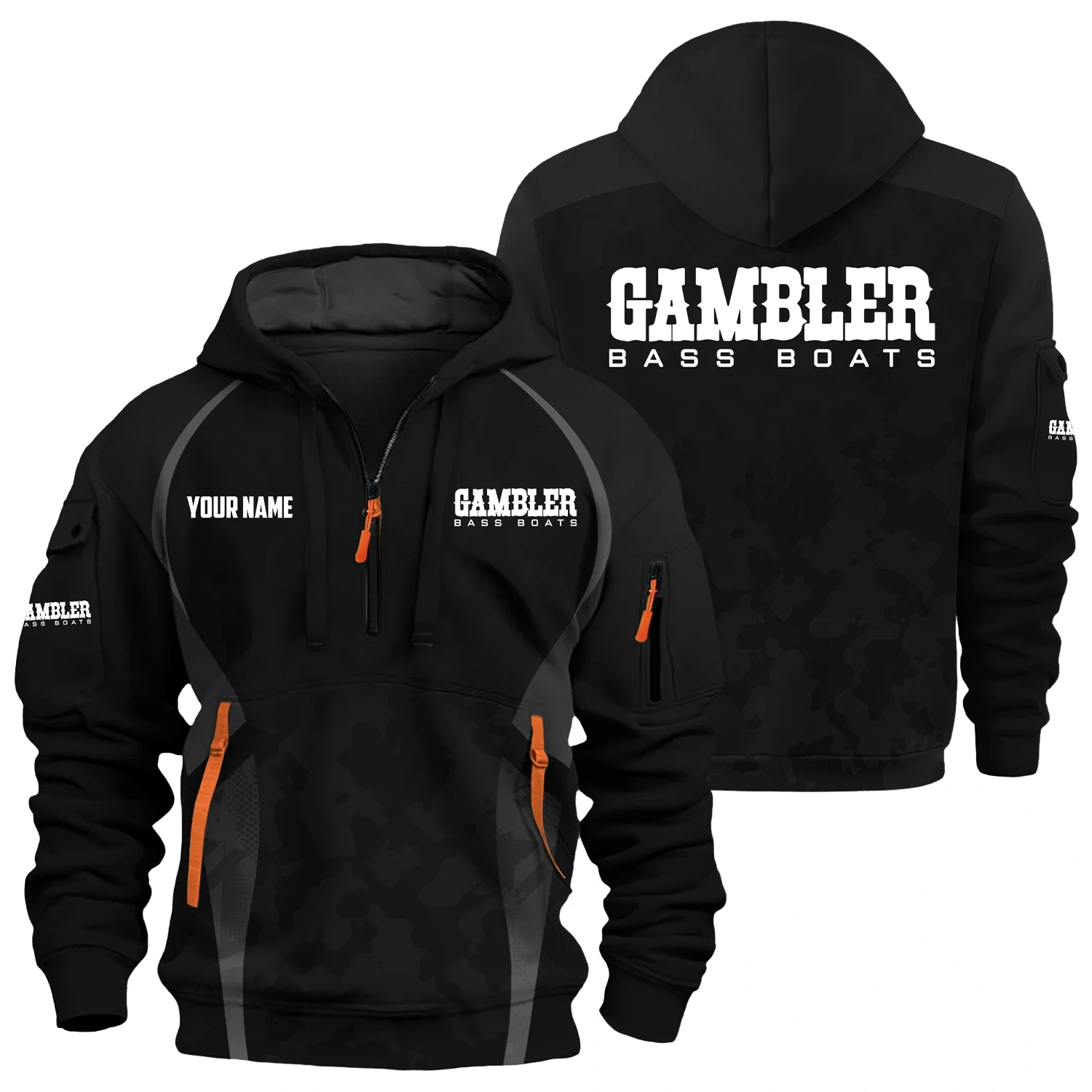 Gambler Exclusive Hoodie Half Zipper TTFSHHZ3D081913GBZ Gambler Exclusive Hoodie Half Zipper TTFSHHZ3D081913GBZ