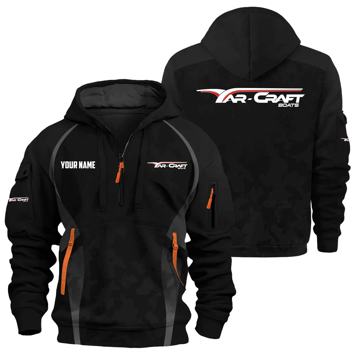 Yar-Craft Exclusive Hoodie Half Zipper TTFSHHZ3D081913YCZ