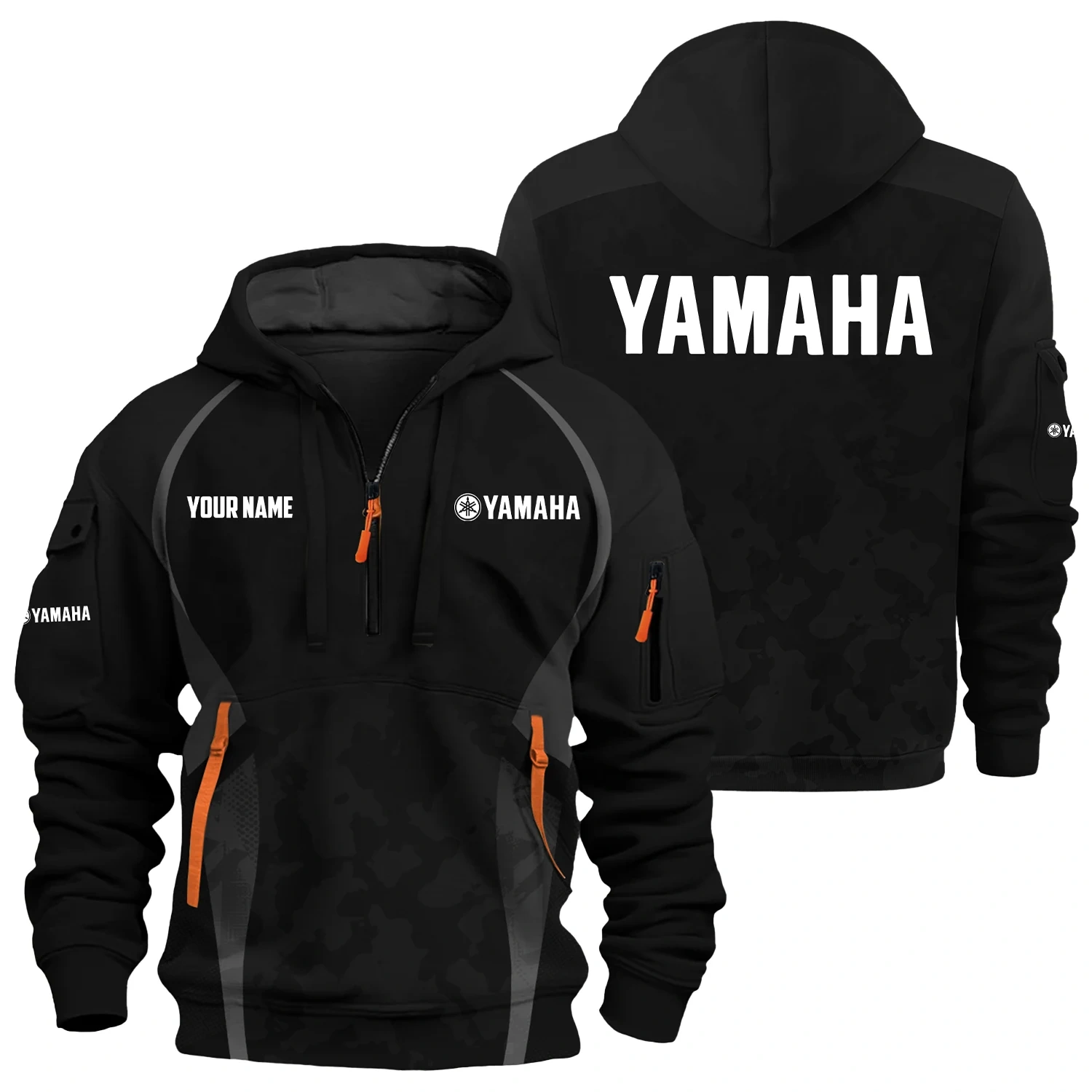 Yamaha Exclusive Hoodie Half Zipper TTFSHHZ3D081913YZ Yamaha Exclusive Hoodie Half Zipper TTFSHHZ3D081913YZ