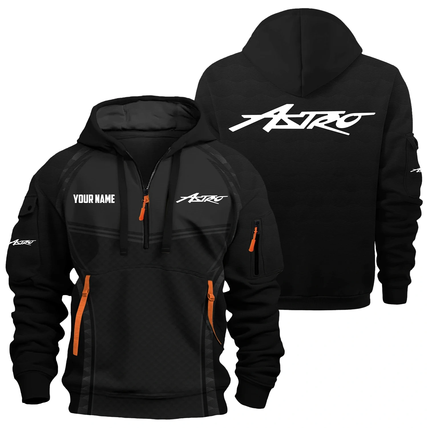 Astro Exclusive Hoodie Half Zipper TTFSHHZ3D081914ASZ