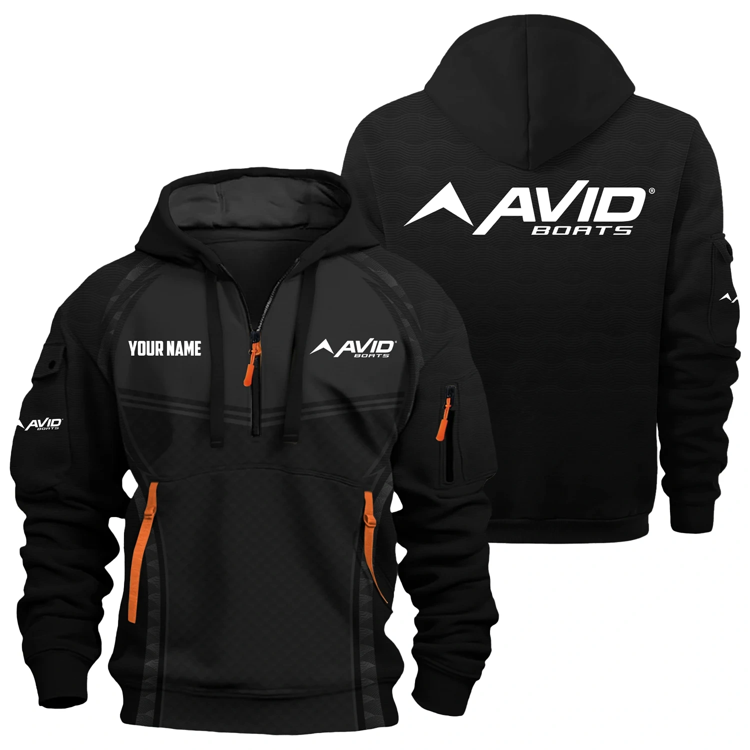 Avid Exclusive Hoodie Half Zipper TTFSHHZ3D081914AVZ