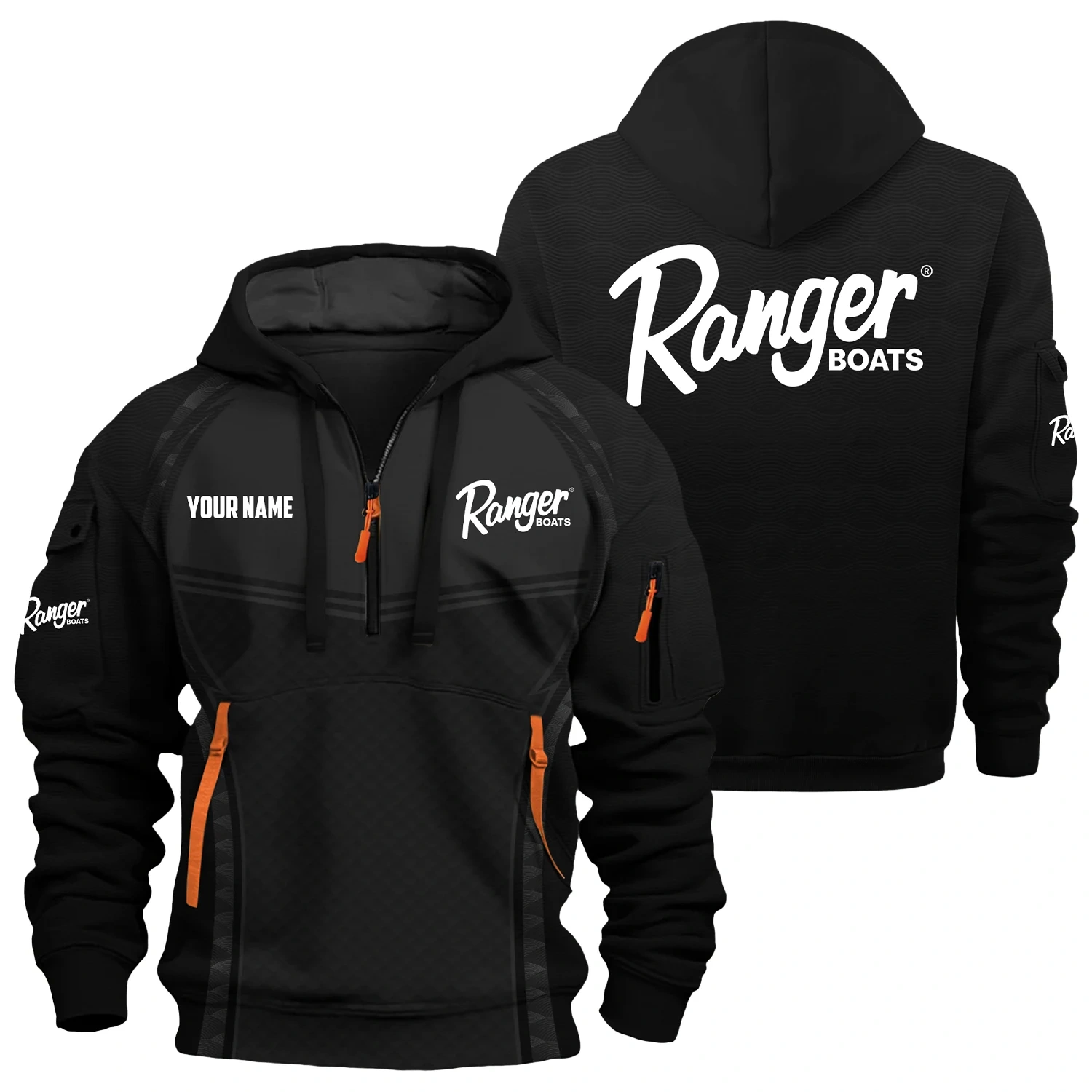 Ranger Exclusive Hoodie Half Zipper TTFSHHZ3D081914RBZ Ranger Exclusive Hoodie Half Zipper TTFSHHZ3D081914RBZ