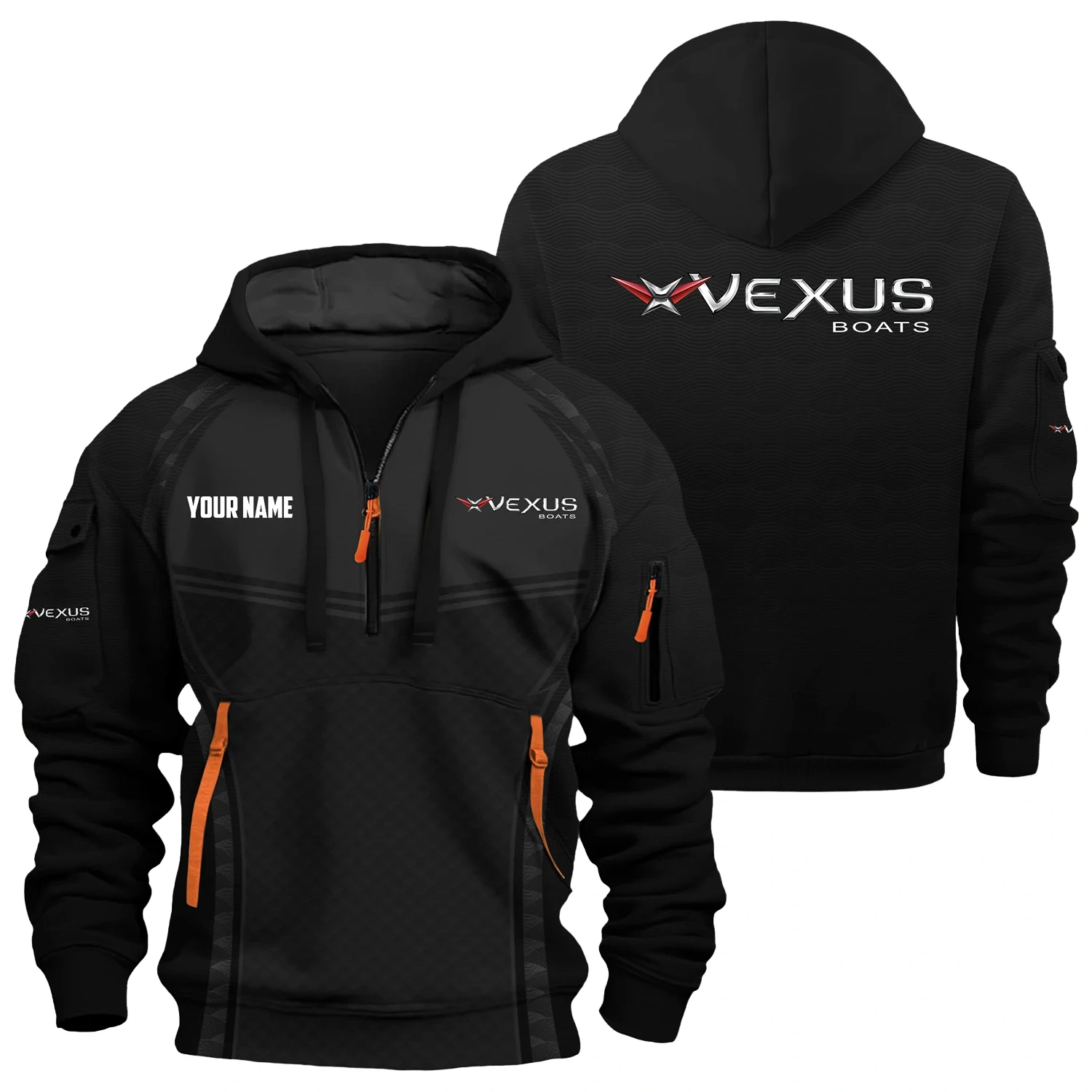 Vexus Exclusive Hoodie Half Zipper TTFSHHZ3D081914VBZ Vexus Exclusive Hoodie Half Zipper TTFSHHZ3D081914VBZ