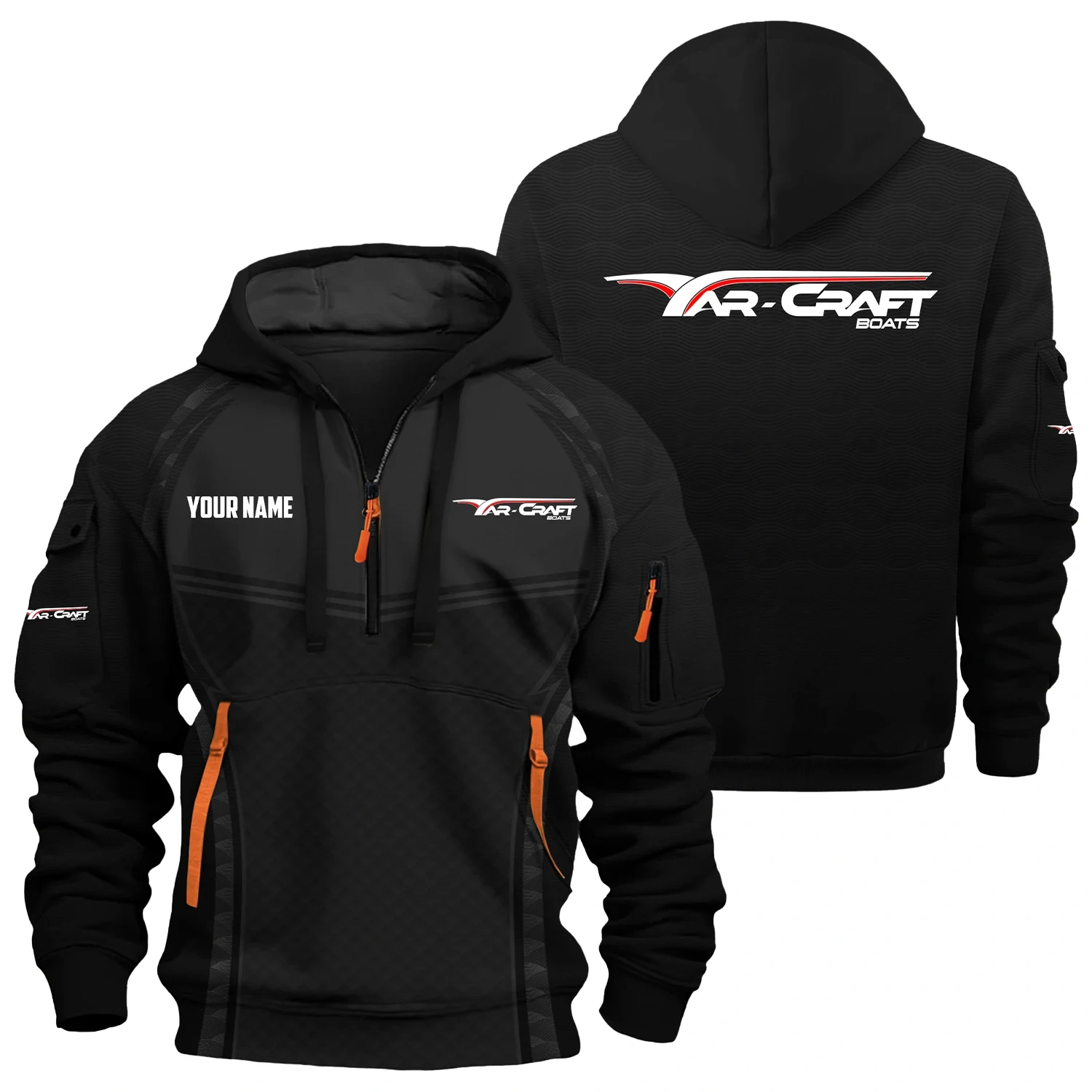 Yar-Craft Exclusive Hoodie Half Zipper TTFSHHZ3D081914YCZ