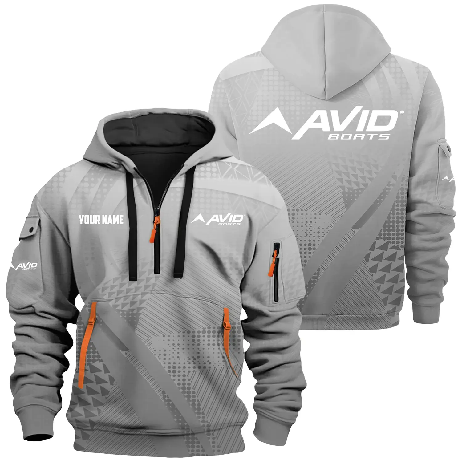 Avid Exclusive Hoodie Half Zipper TTFSHHZ3D0819A07AVZ