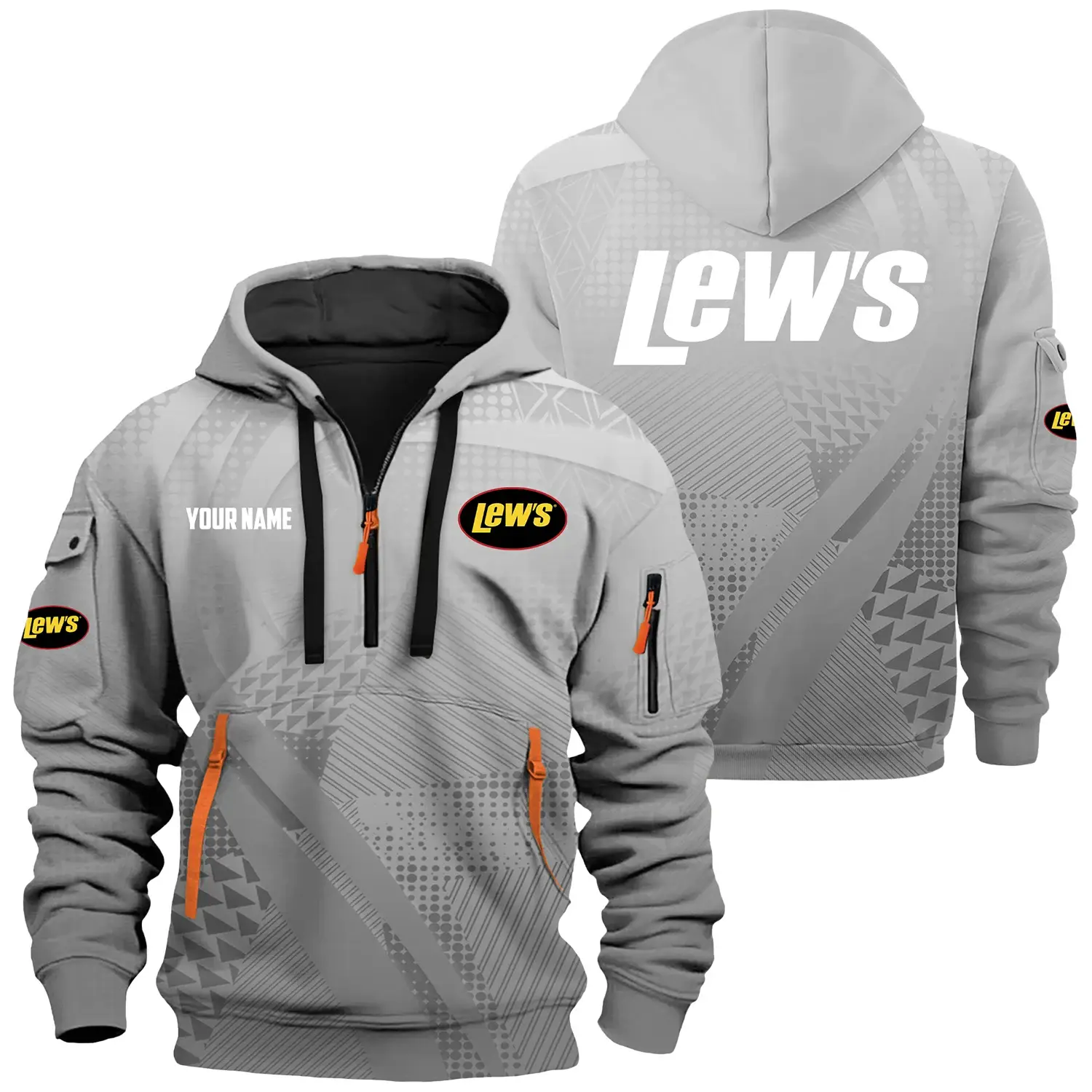 Lew’s Exclusive Hoodie Half Zipper TTFSHHZ3D0819A07LSZ