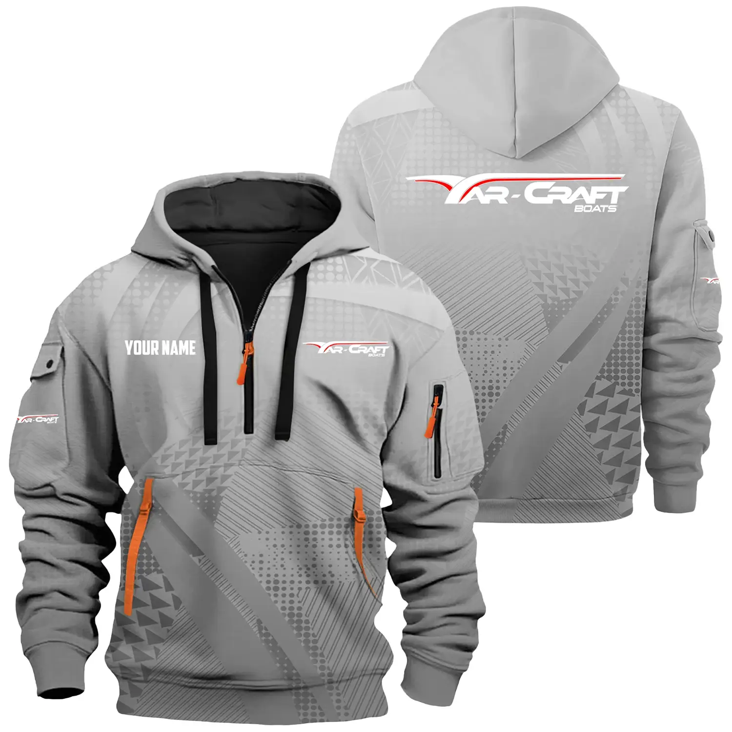 Yar-Craft Exclusive Hoodie Half Zipper TTFSHHZ3D0819A07YCZ