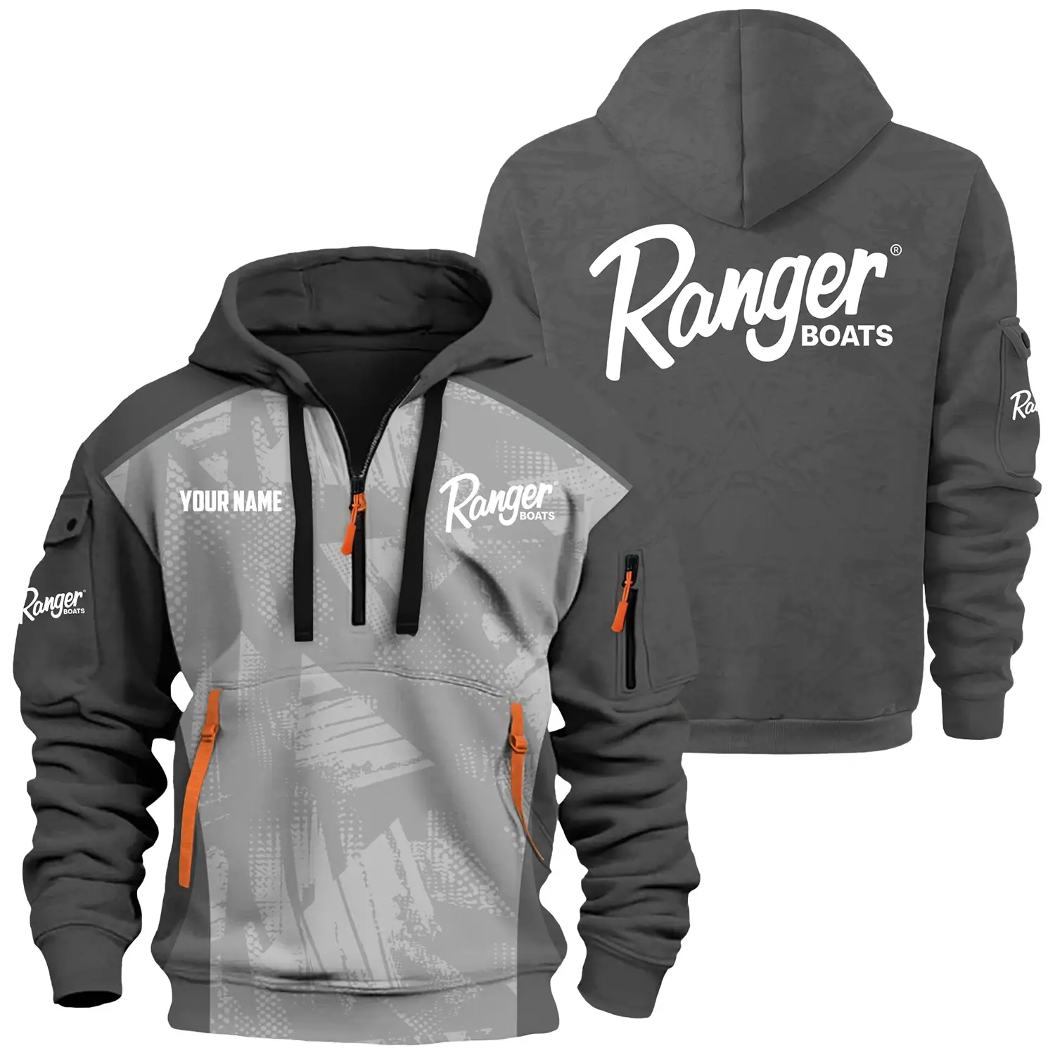 Ranger Exclusive Hoodie Half Zipper TTFSHHZ3D0819A10RBZ Ranger Exclusive Hoodie Half Zipper TTFSHHZ3D0819A10RBZ