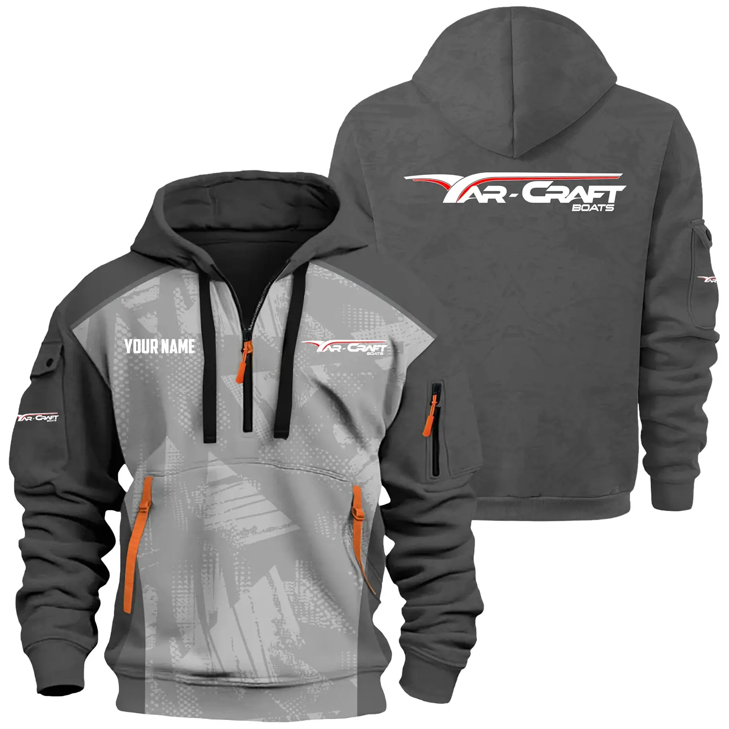 Yar-Craft Exclusive Hoodie Half Zipper TTFSHHZ3D0819A10YCZ