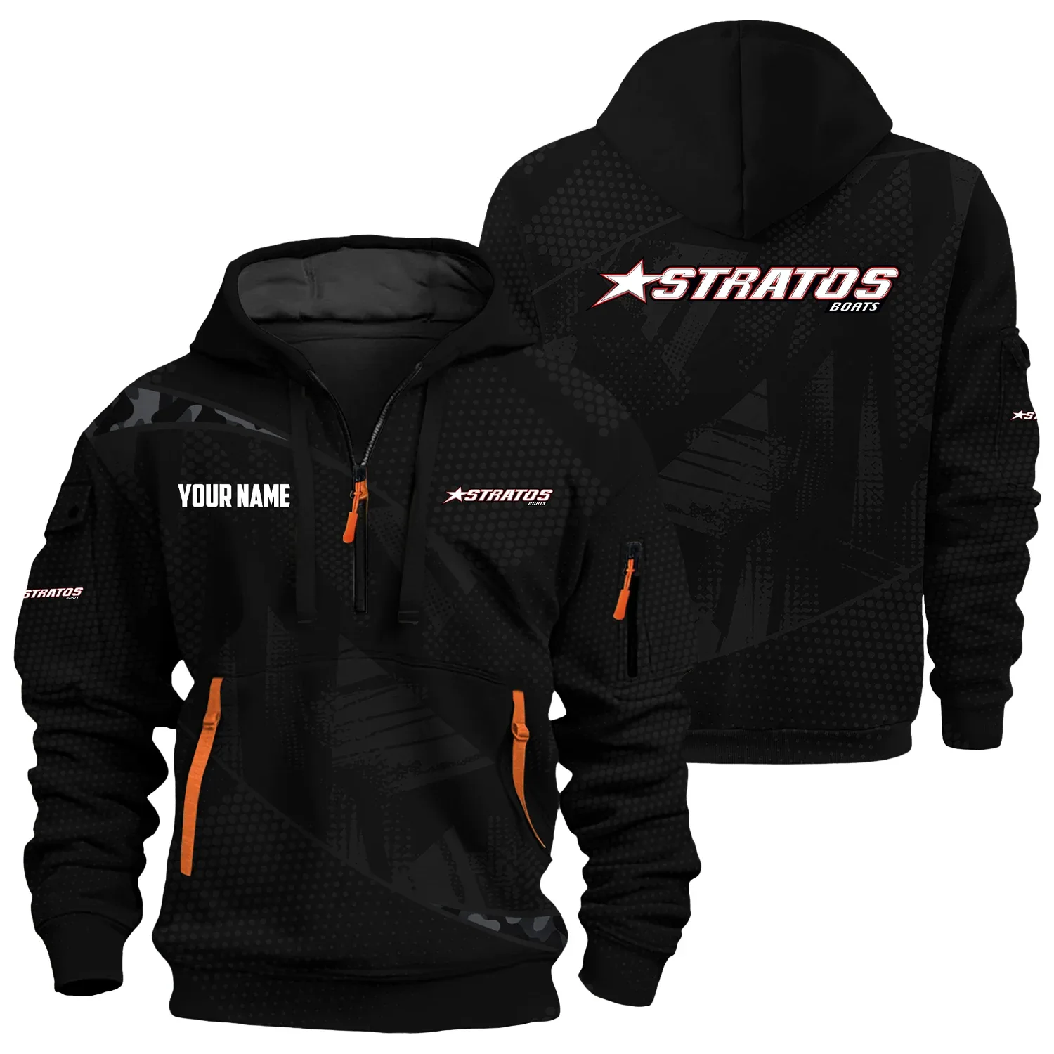 Stratos Exclusive Hoodie Half Zipper TTFSHHZ3D0819A12SAZ Stratos Exclusive Hoodie Half Zipper TTFSHHZ3D0819A12SAZ