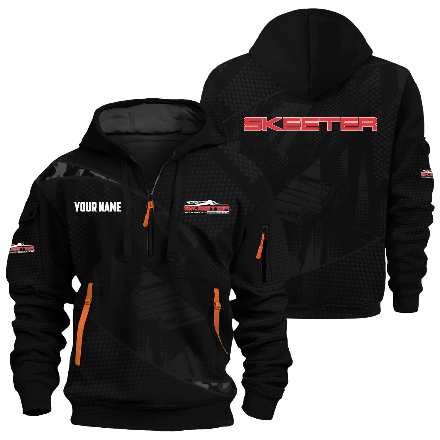 Skeeter Exclusive Hoodie Half Zipper TTFSHHZ3D0819A12STZ Skeeter Exclusive Hoodie Half Zipper TTFSHHZ3D0819A12STZ