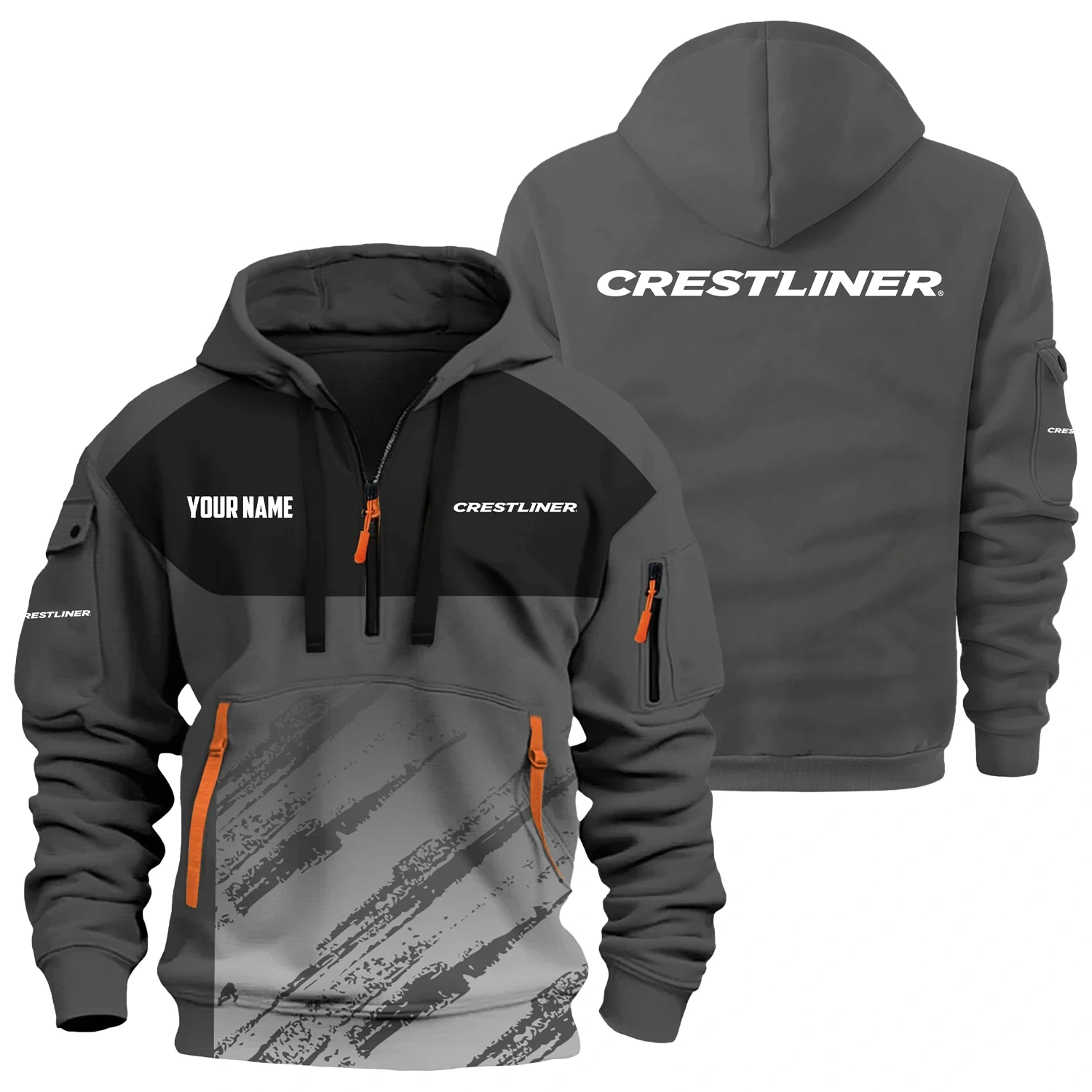 Crestliner Exclusive Hoodie Half Zipper TTFSHHZ3D0819C04CLZ