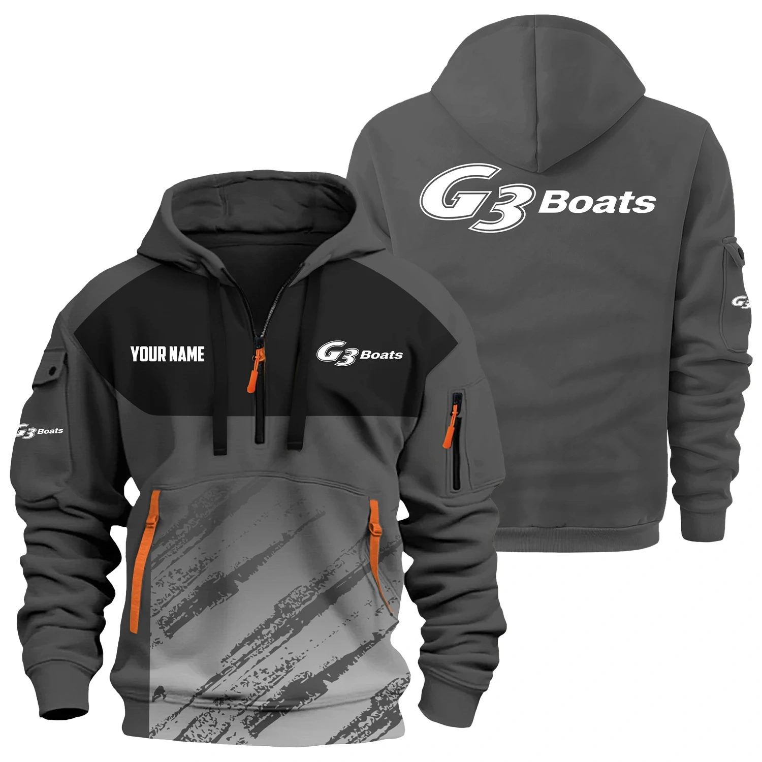 G3 Exclusive Hoodie Half Zipper TTFSHHZ3D0819C04G3Z