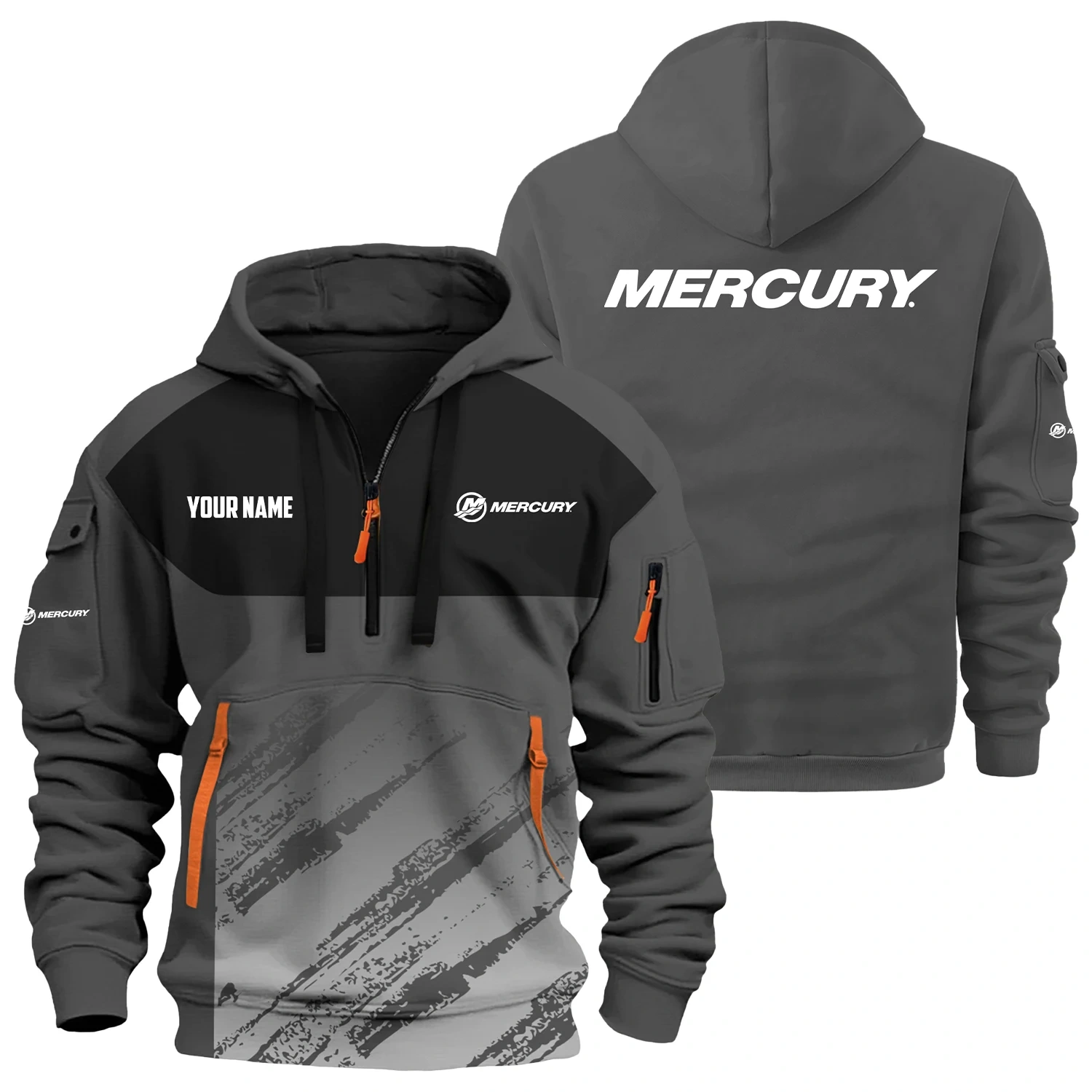 Mercury Exclusive Hoodie Half Zipper TTFSHHZ3D0819C04MZ