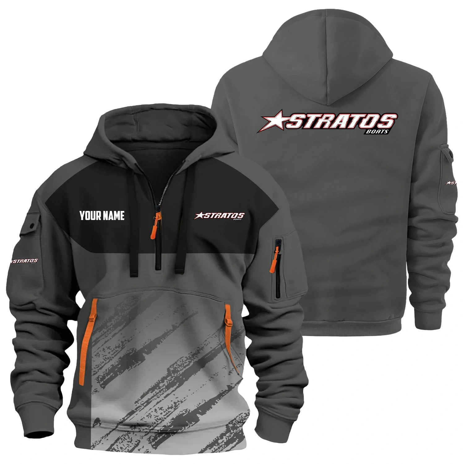 Stratos Exclusive Hoodie Half Zipper TTFSHHZ3D0819C04SAZ Stratos Exclusive Hoodie Half Zipper TTFSHHZ3D0819C04SAZ