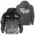 Tuffy Exclusive Hoodie Half Zipper TTFSHHZ3D0819C04TUZ