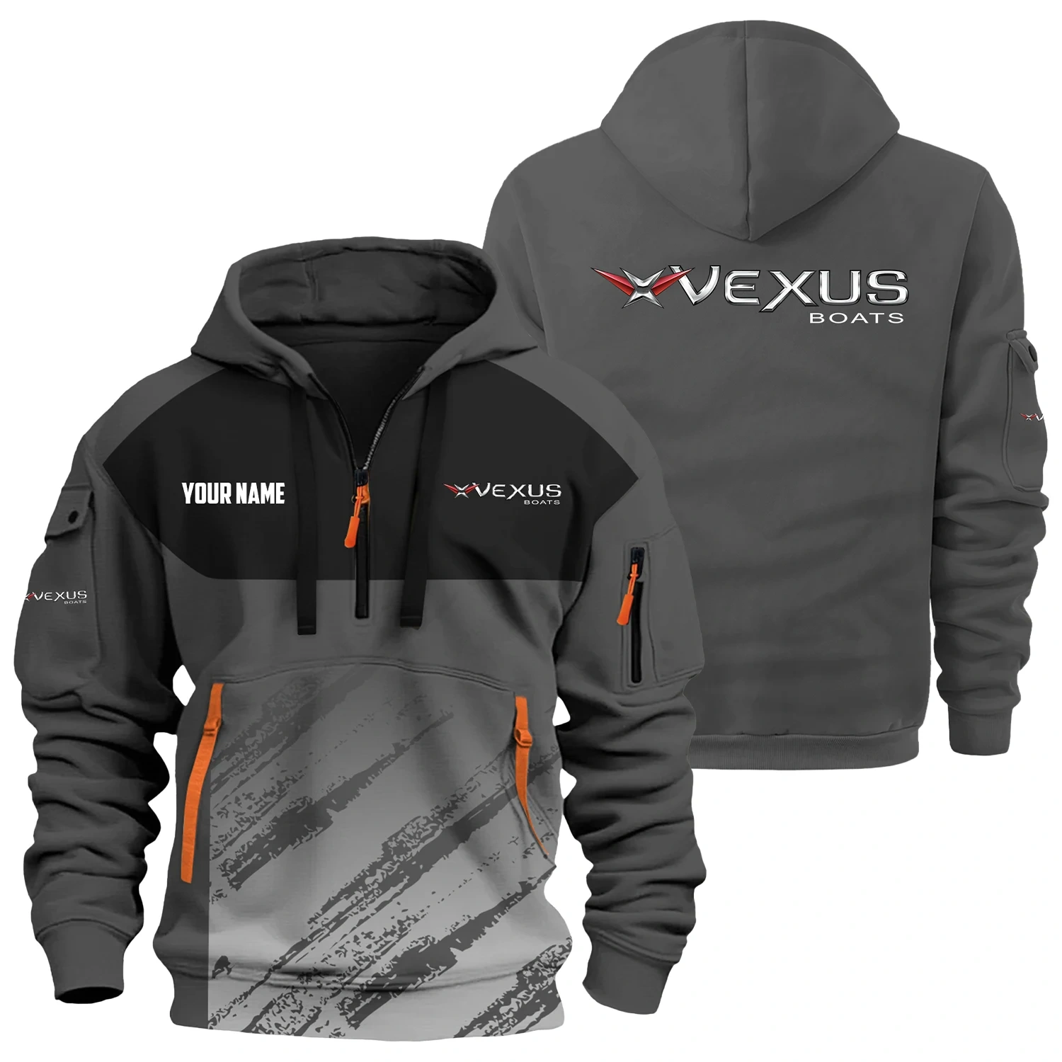Vexus Exclusive Hoodie Half Zipper TTFSHHZ3D0819C04VBZ Vexus Exclusive Hoodie Half Zipper TTFSHHZ3D0819C04VBZ