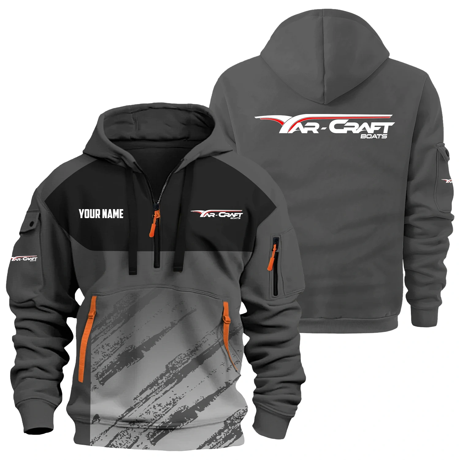 Yar-Craft Exclusive Hoodie Half Zipper TTFSHHZ3D0819C04YCZ