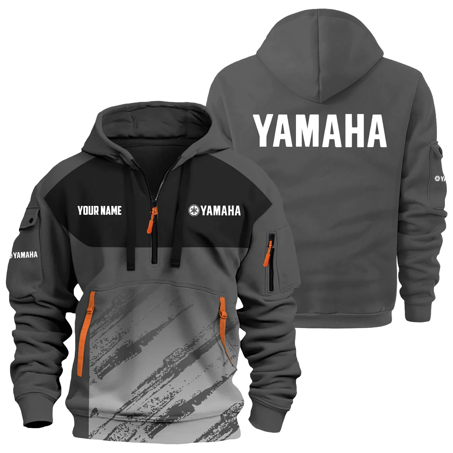 Yamaha Exclusive Hoodie Half Zipper TTFSHHZ3D0819C04YZ Yamaha Exclusive Hoodie Half Zipper TTFSHHZ3D0819C04YZ