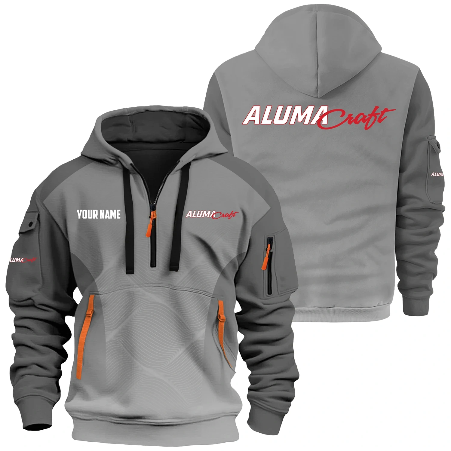 Alumacraft Exclusive Hoodie Half Zipper TTFSHHZ3D0819C05ACZ