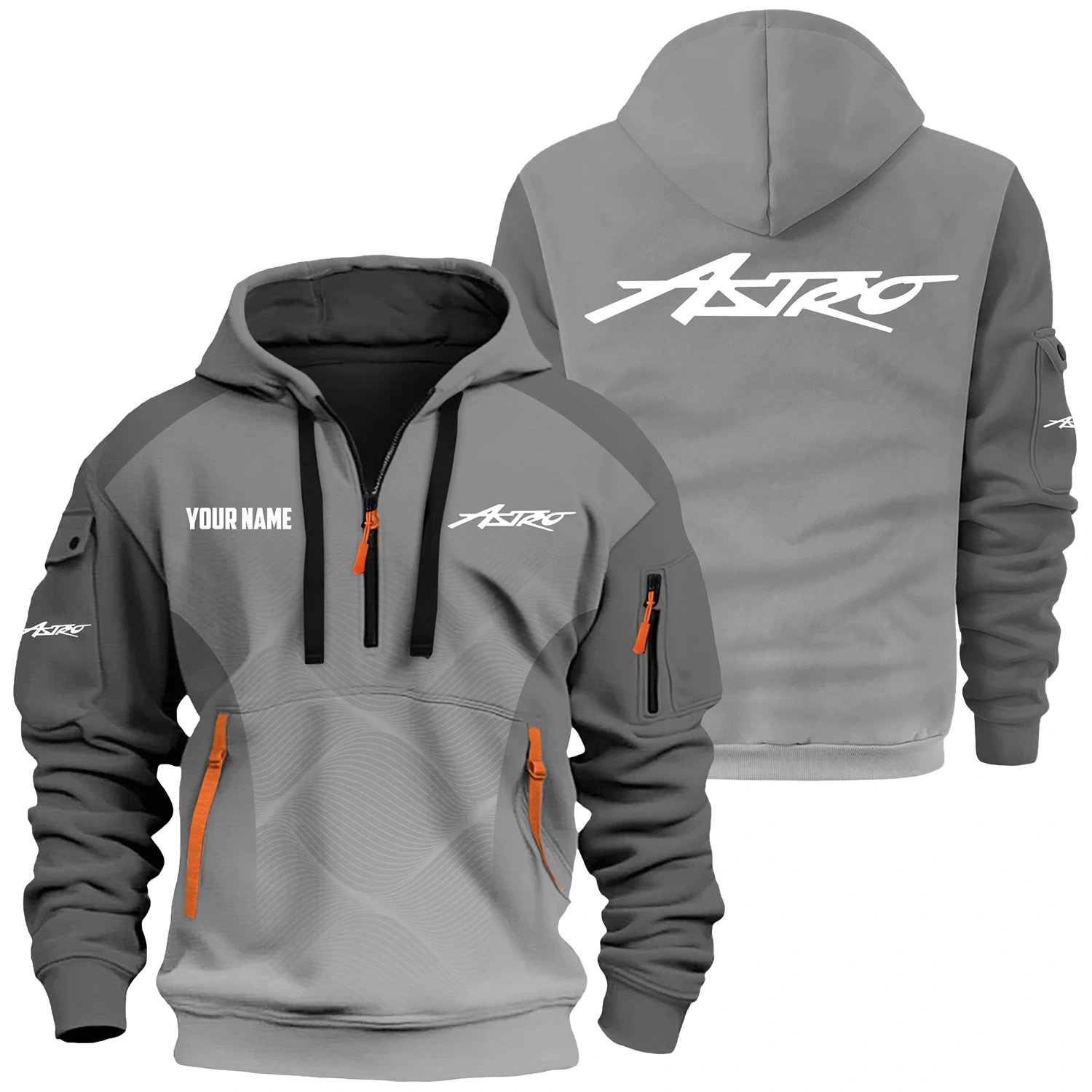 Astro Exclusive Hoodie Half Zipper TTFSHHZ3D0819C05ASZ
