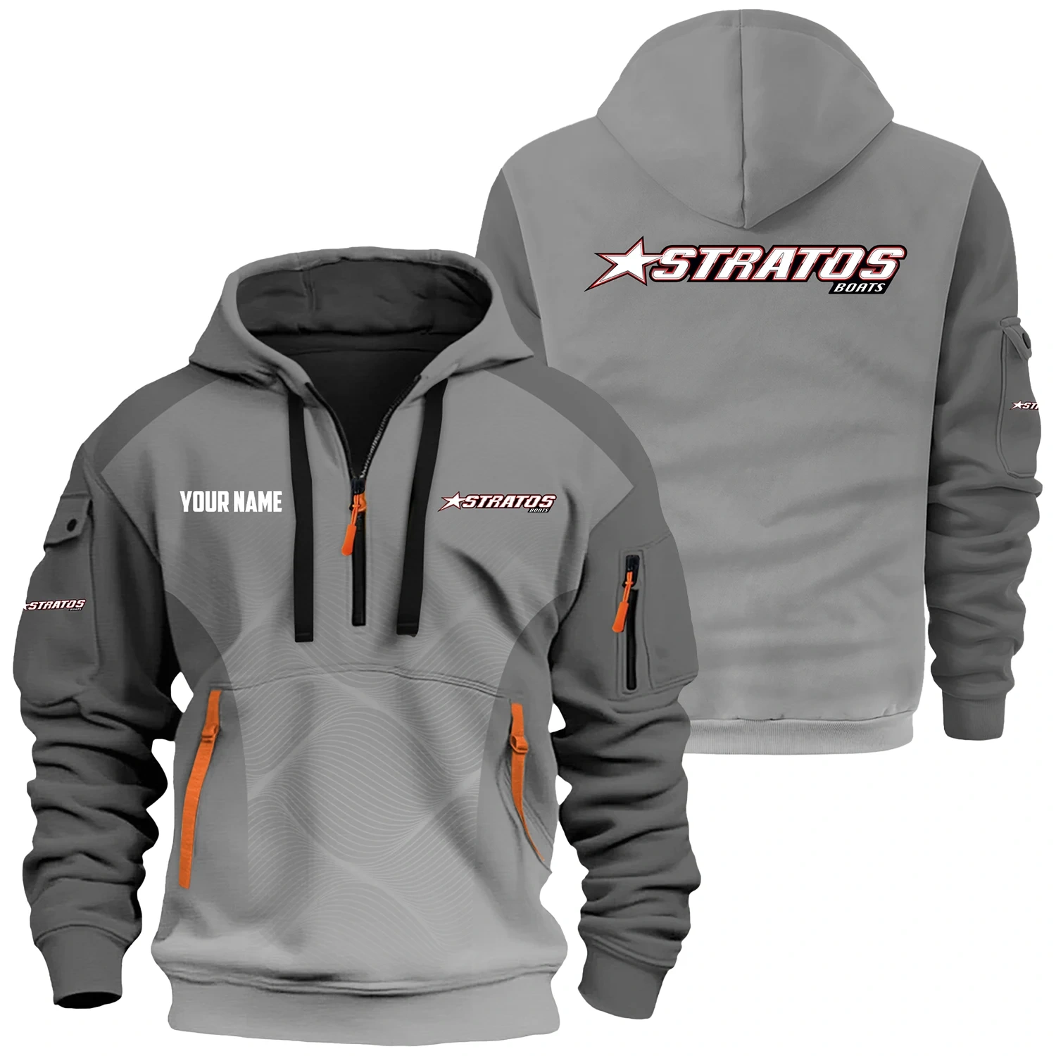 Stratos Exclusive Hoodie Half Zipper TTFSHHZ3D0819C05SAZ Stratos Exclusive Hoodie Half Zipper TTFSHHZ3D0819C05SAZ