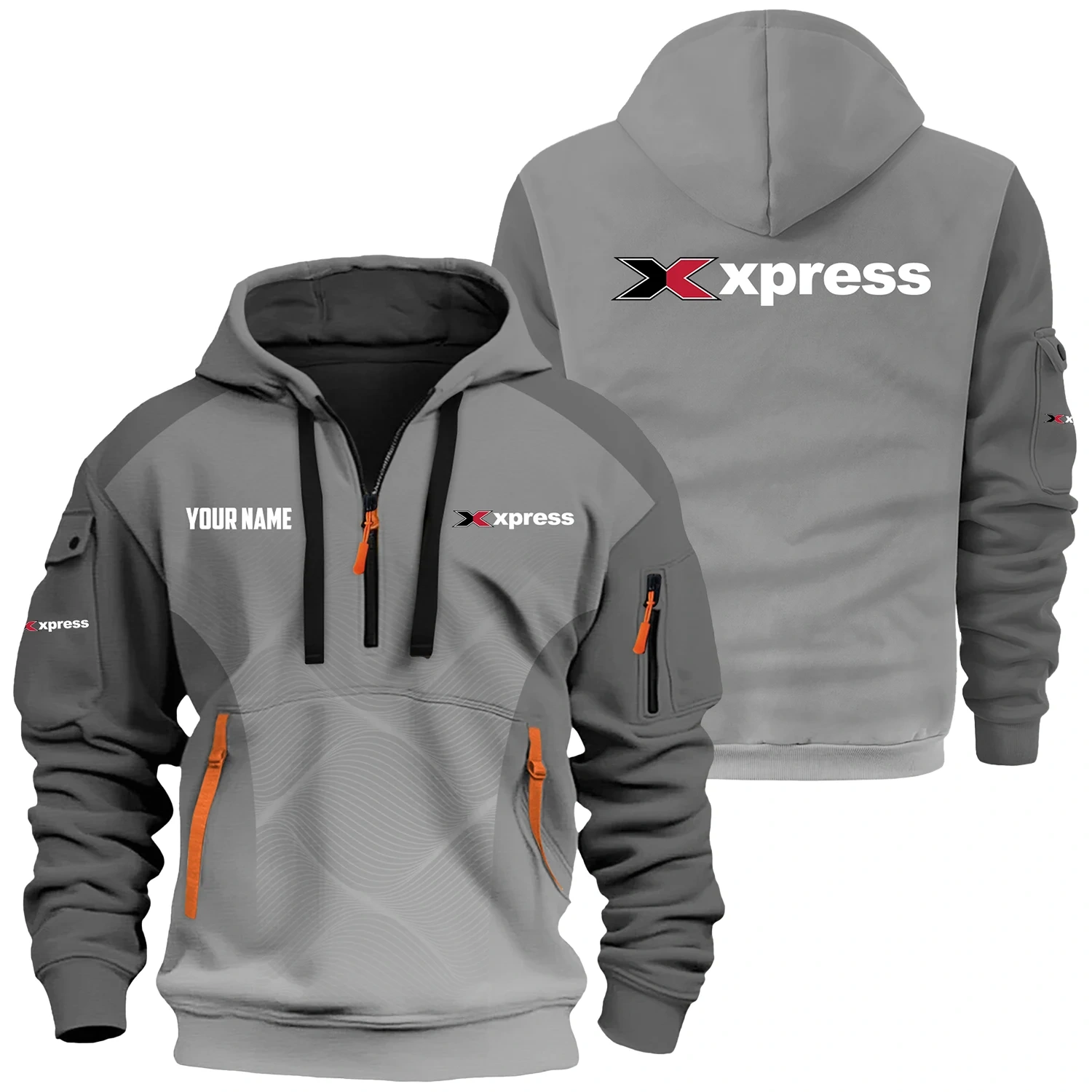 Xpress Exclusive Hoodie Half Zipper TTFSHHZ3D0819C05XBZ Xpress Exclusive Hoodie Half Zipper TTFSHHZ3D0819C05XBZ