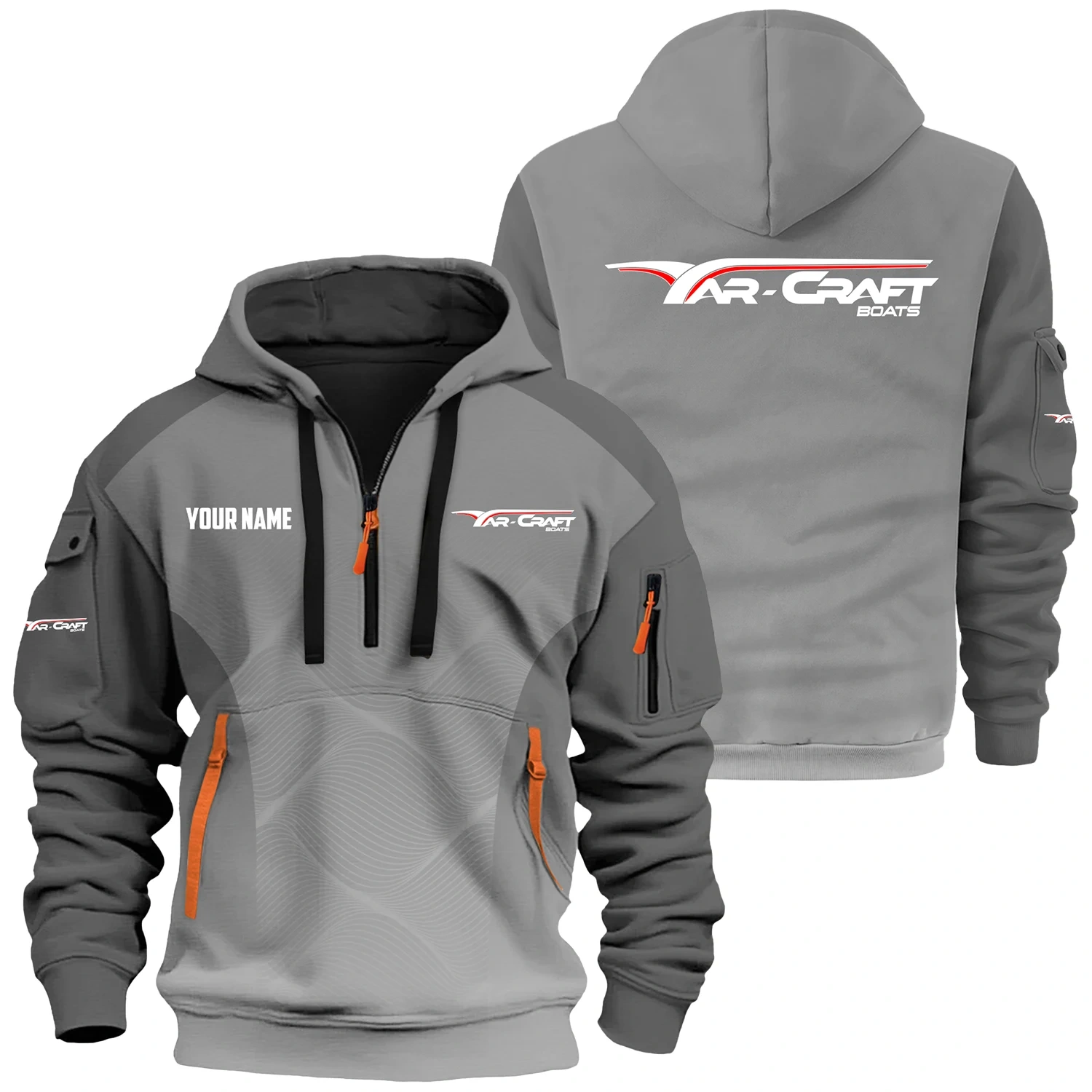 Yar-Craft Exclusive Hoodie Half Zipper TTFSHHZ3D0819C05YCZ