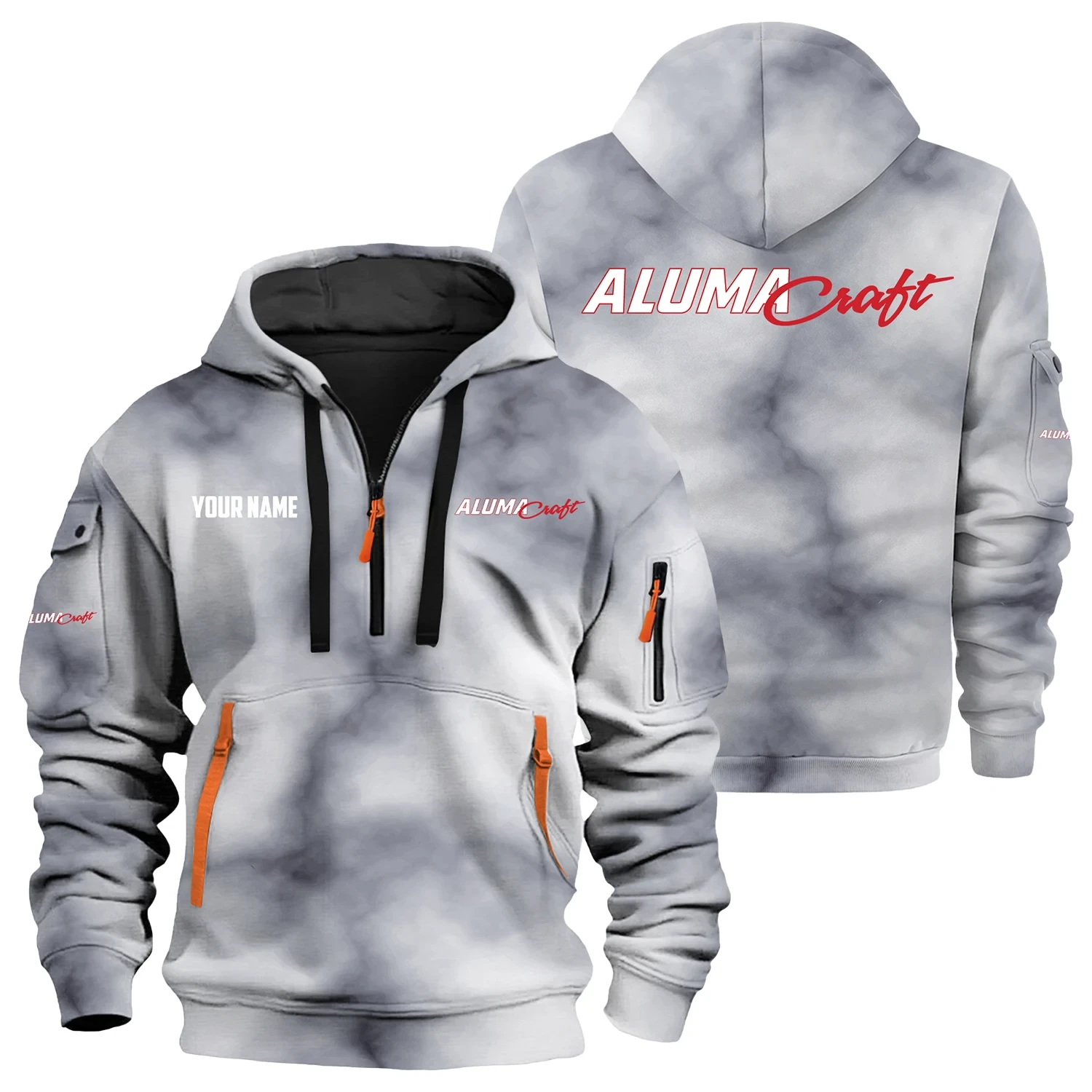 Alumacraft Exclusive Hoodie Half Zipper TTFSHHZ3D0819C06ACZ