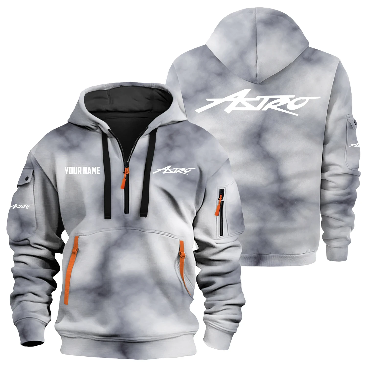 Astro Exclusive Hoodie Half Zipper TTFSHHZ3D0819C06ASZ