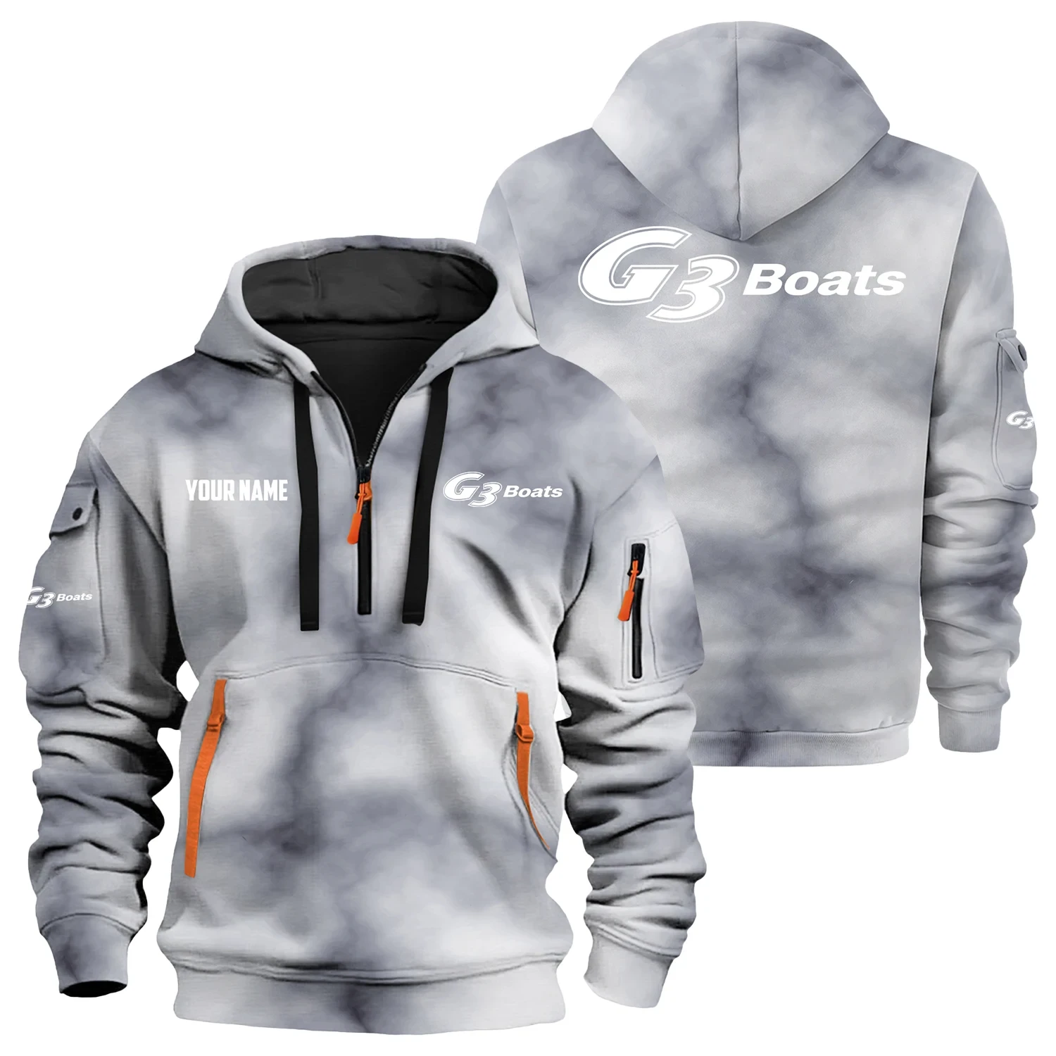 G3 Exclusive Hoodie Half Zipper TTFSHHZ3D0819C06G3Z