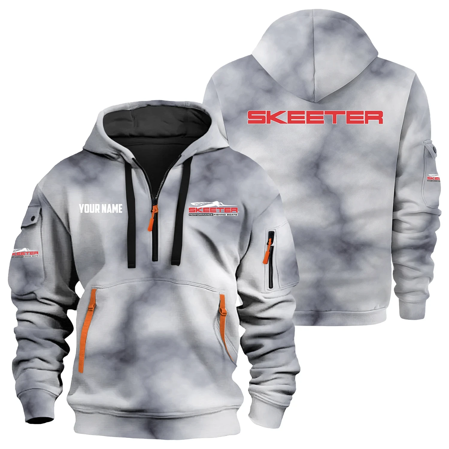 Skeeter Exclusive Hoodie Half Zipper TTFSHHZ3D0819C06STZ Skeeter Exclusive Hoodie Half Zipper TTFSHHZ3D0819C06STZ