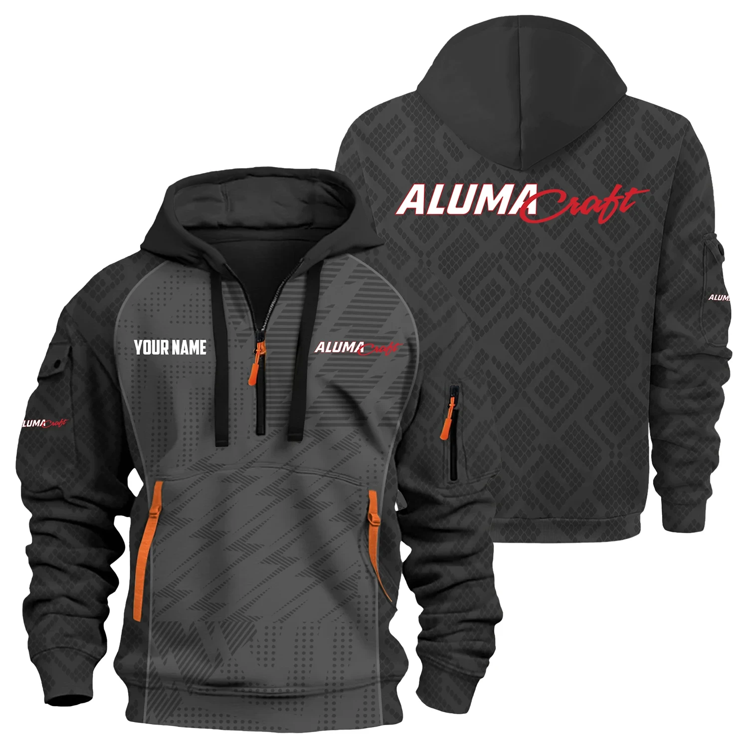 Alumacraft Exclusive Hoodie Half Zipper TTFSHHZ3D0819C08ACZ Alumacraft Exclusive Hoodie Half Zipper TTFSHHZ3D0819C08ACZ