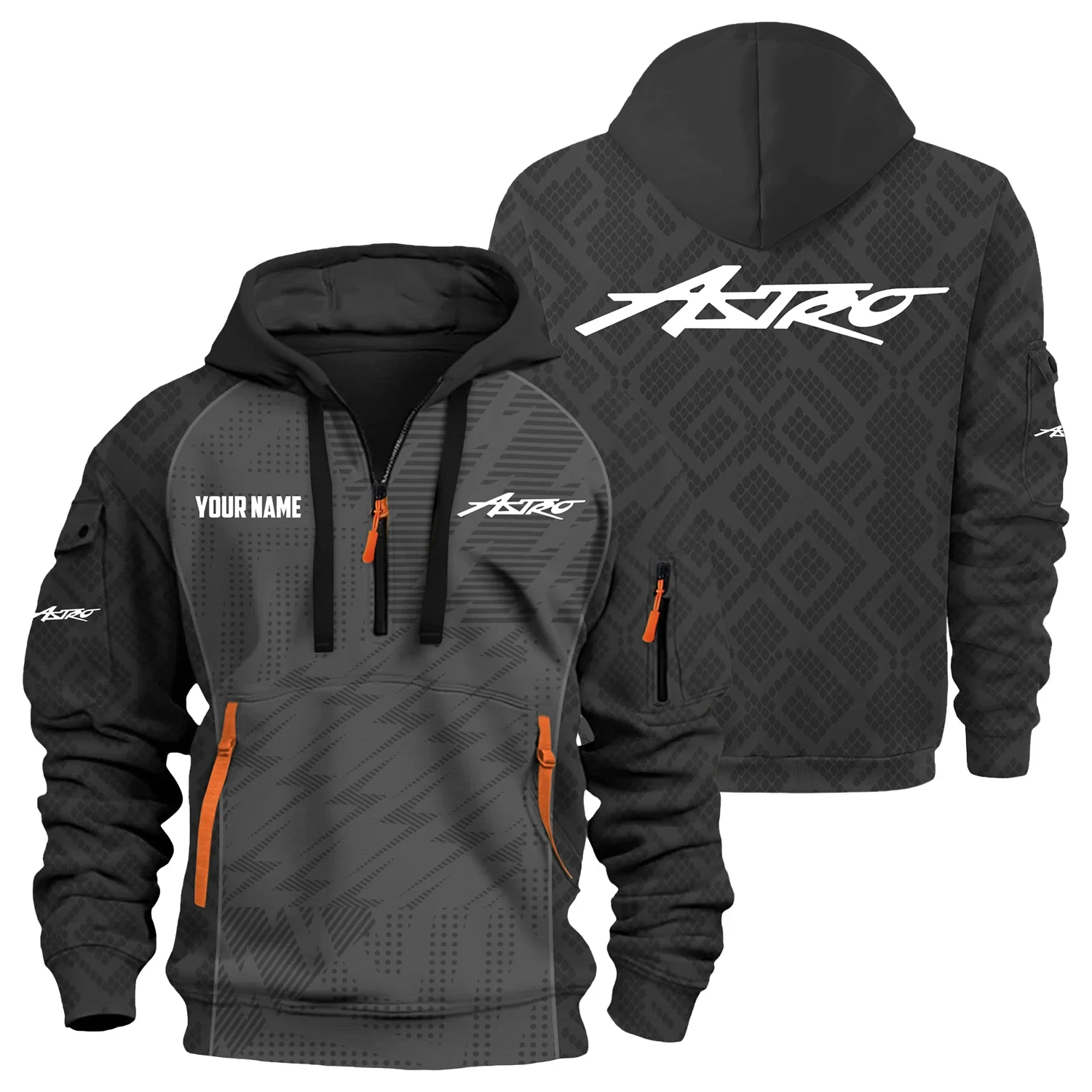 Astro Exclusive Hoodie Half Zipper TTFSHHZ3D0819C08ASZ