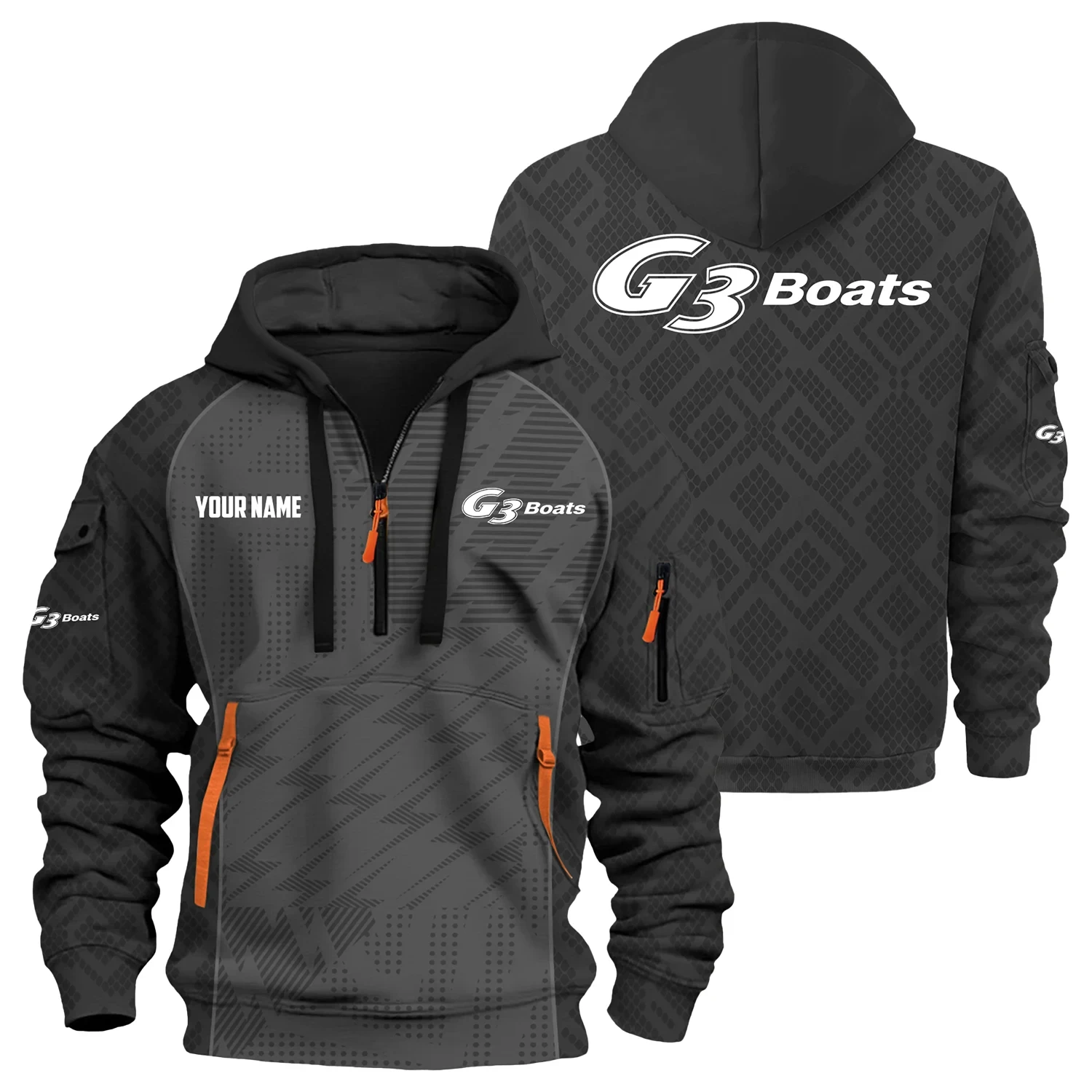 G3 Exclusive Hoodie Half Zipper TTFSHHZ3D0819C08G3Z