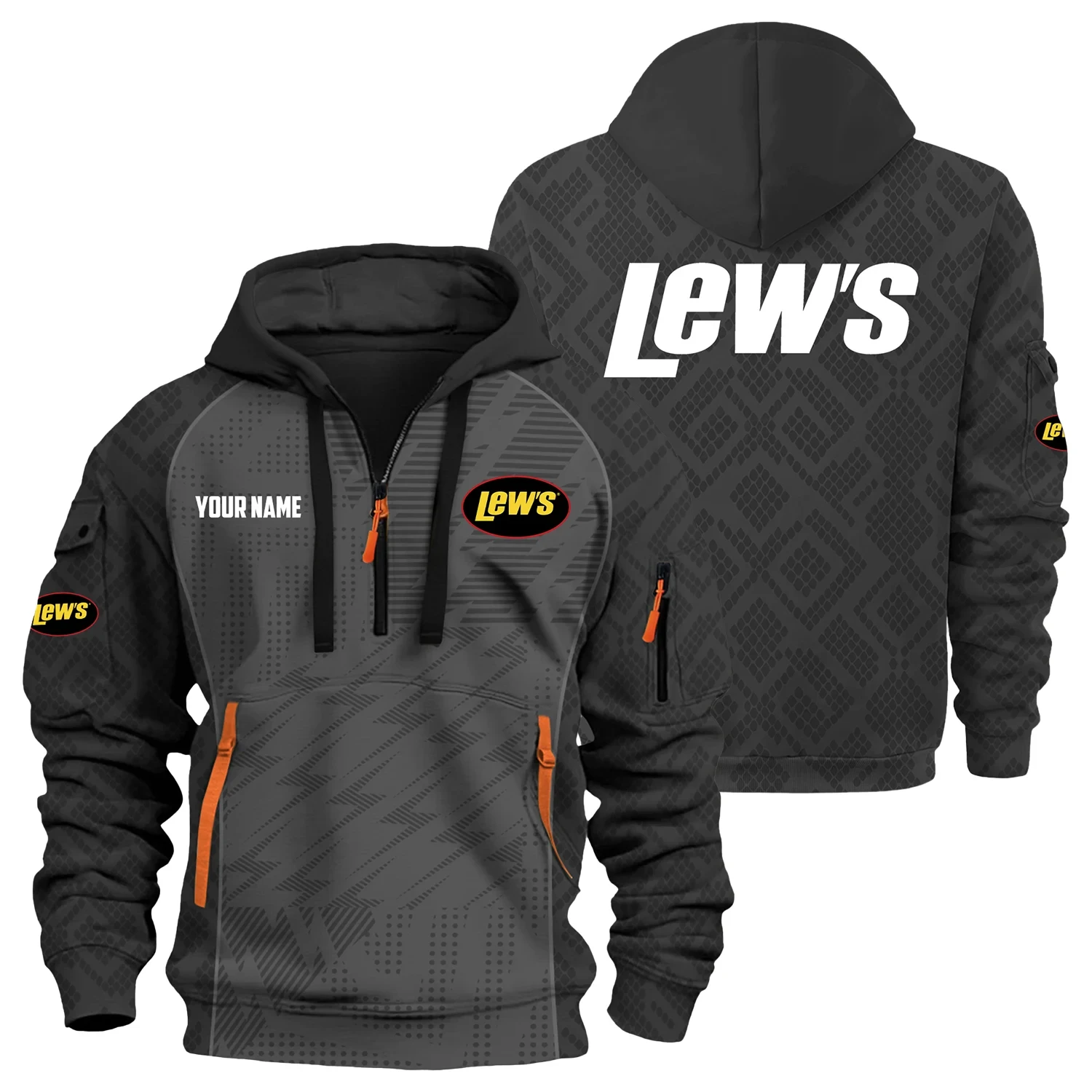 Lew’s Exclusive Hoodie Half Zipper TTFSHHZ3D0819C08LSZ