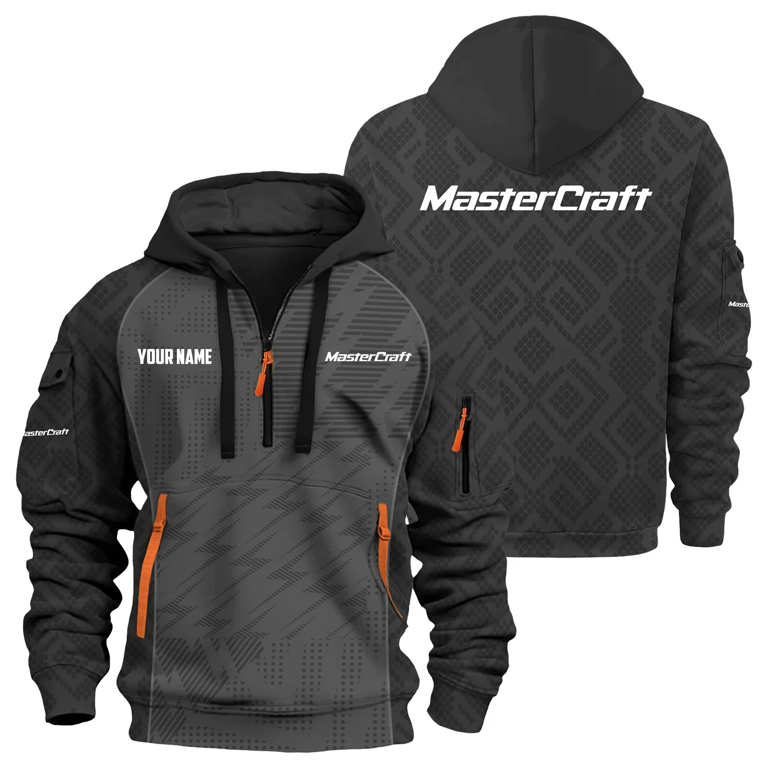 MasterCraft Exclusive Hoodie Half Zipper TTFSHHZ3D0819C08MSZ MasterCraft Exclusive Hoodie Half Zipper TTFSHHZ3D0819C08MSZ