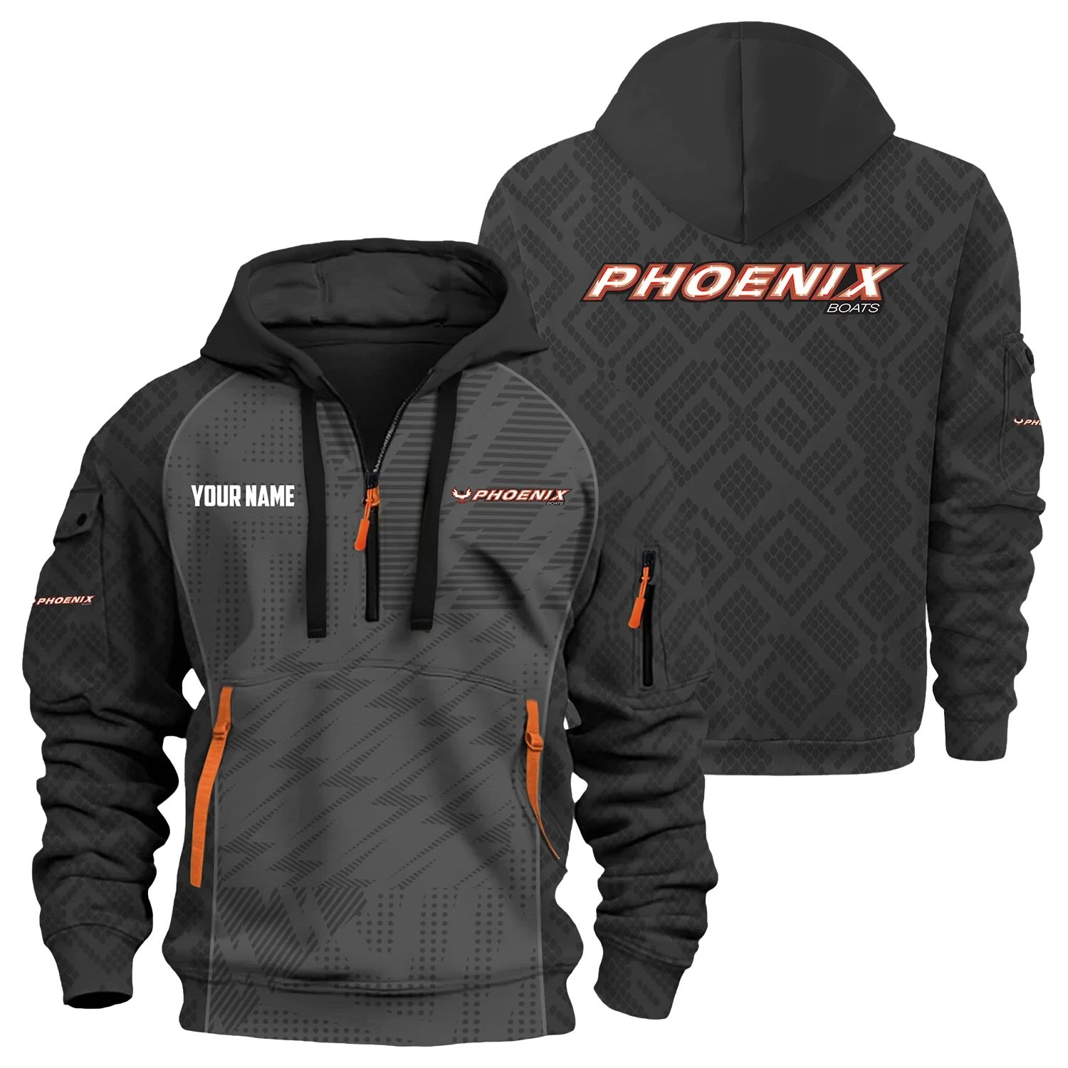 Phoenix Exclusive Hoodie Half Zipper TTFSHHZ3D0819C08PBZ Phoenix Exclusive Hoodie Half Zipper TTFSHHZ3D0819C08PBZ