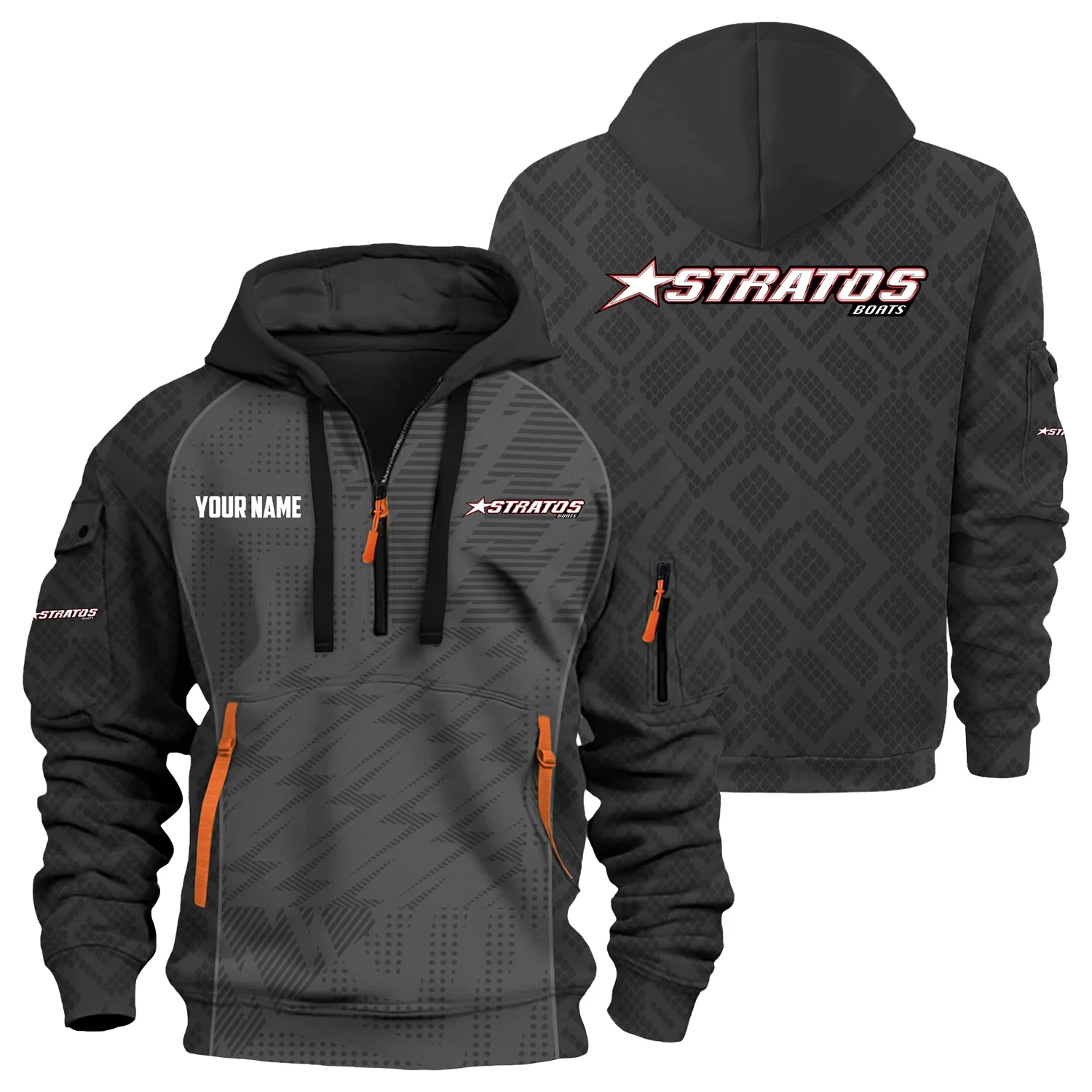 Stratos Exclusive Hoodie Half Zipper TTFSHHZ3D0819C08SAZ Stratos Exclusive Hoodie Half Zipper TTFSHHZ3D0819C08SAZ