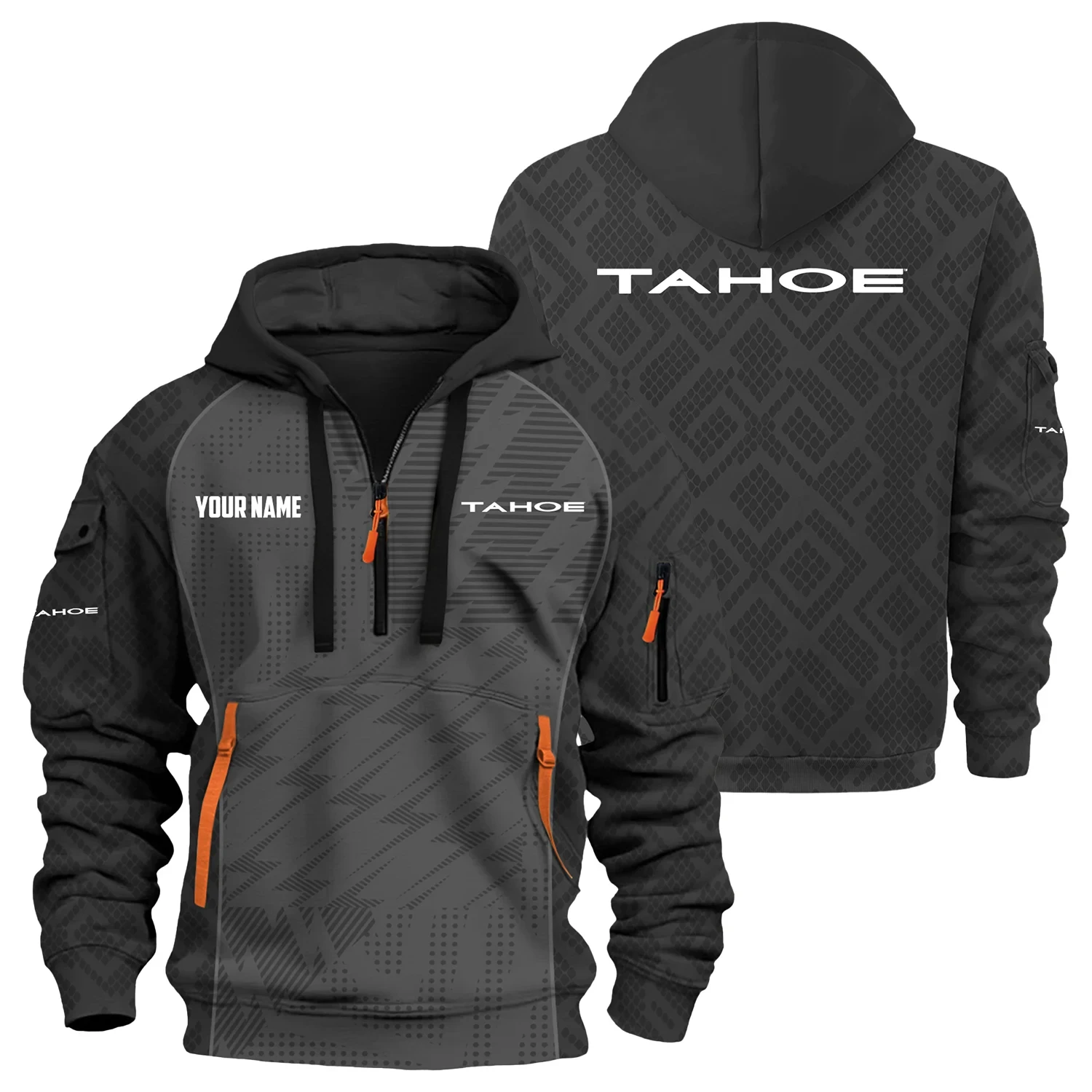 Tahoe Exclusive Hoodie Half Zipper TTFSHHZ3D0819C08TAZ