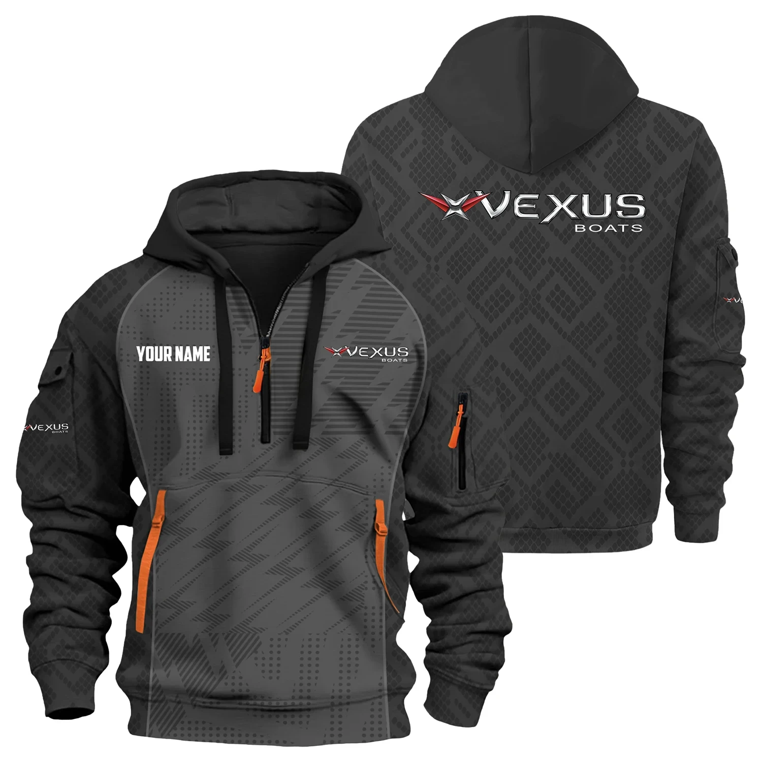 Vexus Exclusive Hoodie Half Zipper TTFSHHZ3D0819C08VBZ Vexus Exclusive Hoodie Half Zipper TTFSHHZ3D0819C08VBZ